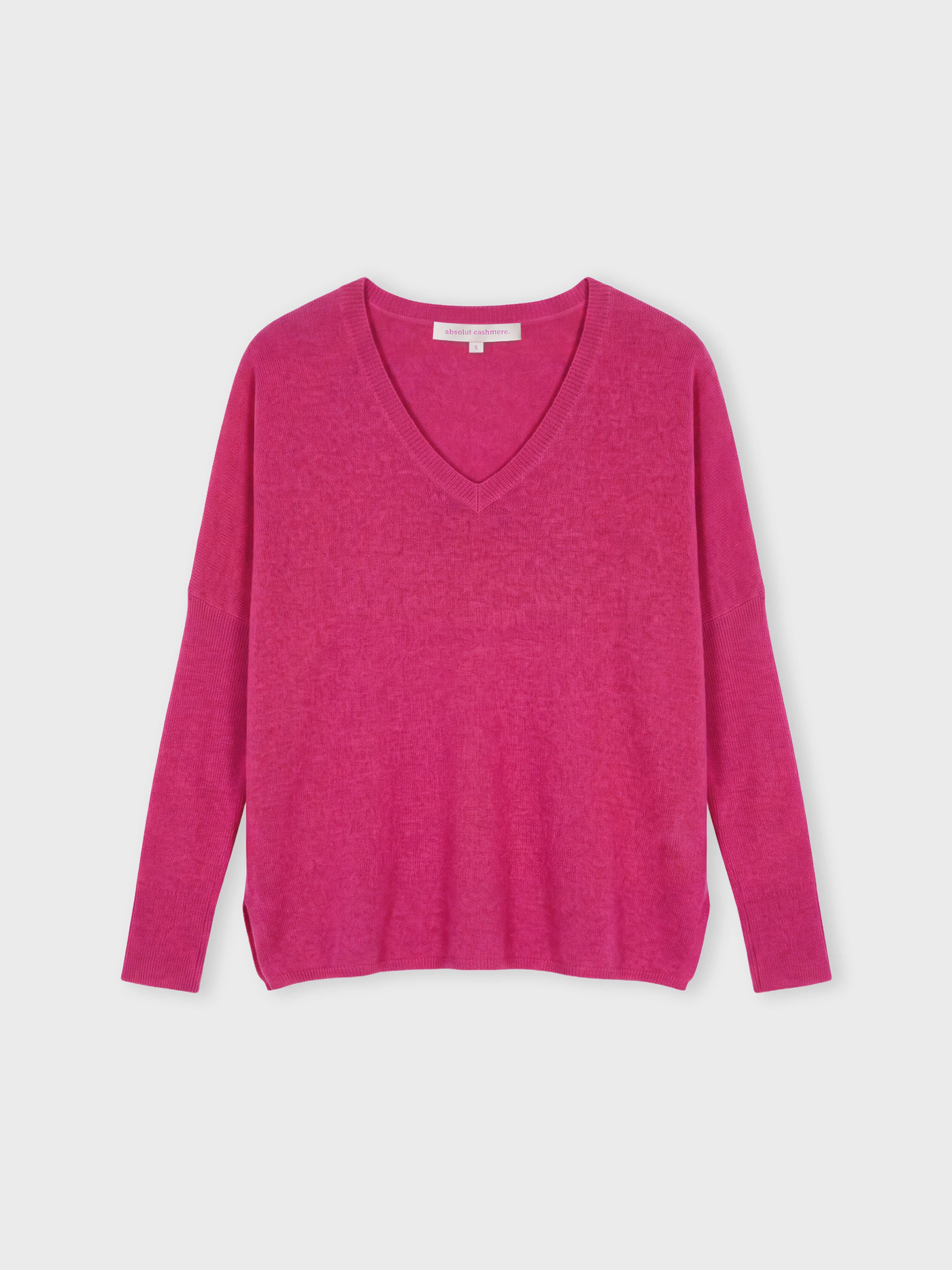 pull poncho camille - Cachemire - heather raspberry