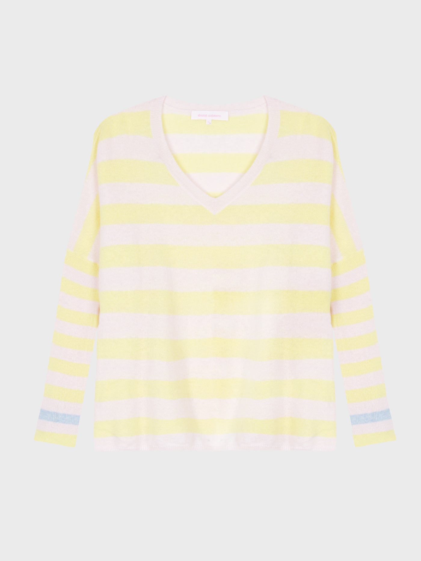 janet poncho sweater - cashmere - lemon fizz
