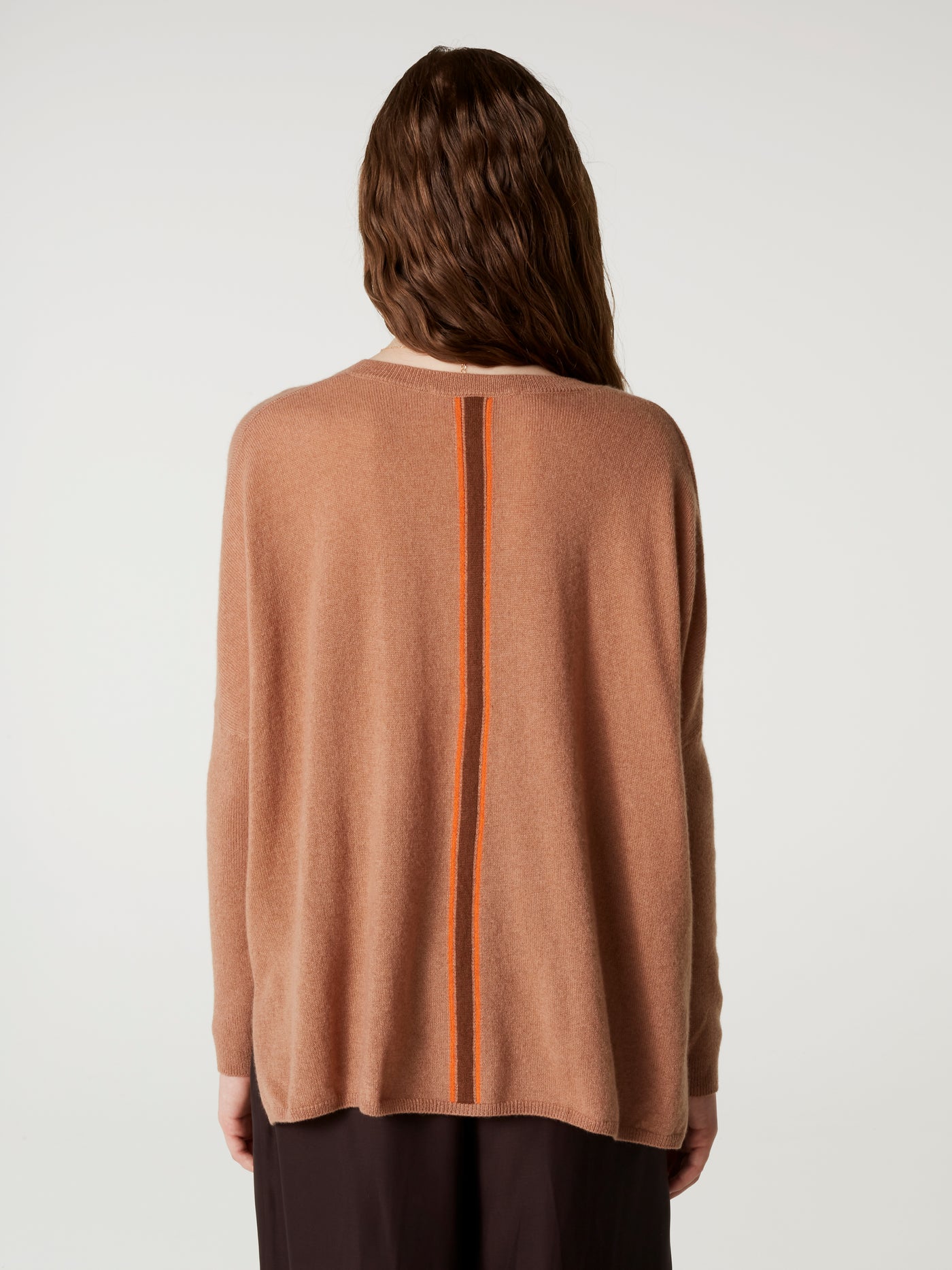 pull poncho chloe - Cachemire - light brown