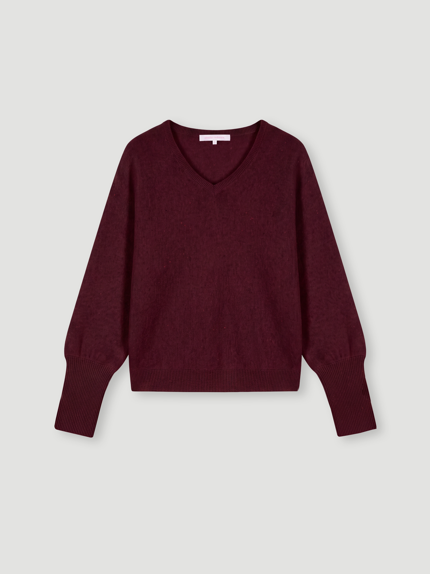 pull romane - Cachemire - burgundy