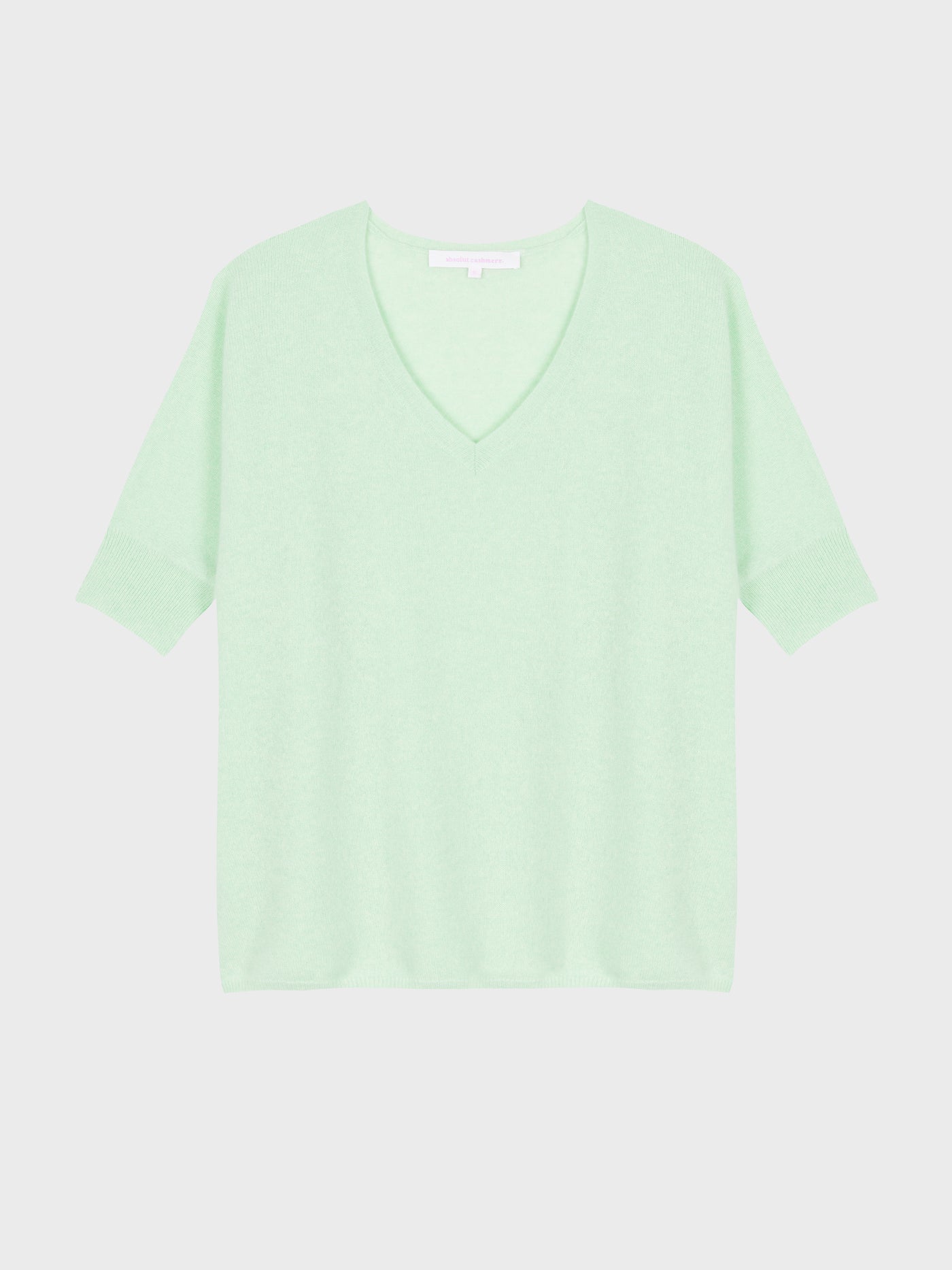 pull poncho kate - cachemire - pastel green