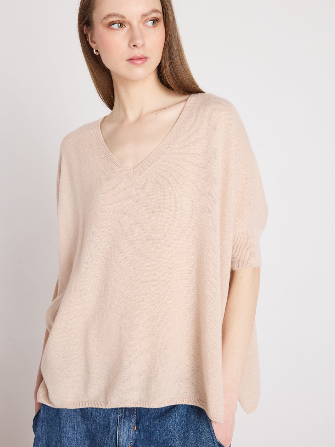 Kate - Poncho aus 100 % Kaschmir - shell