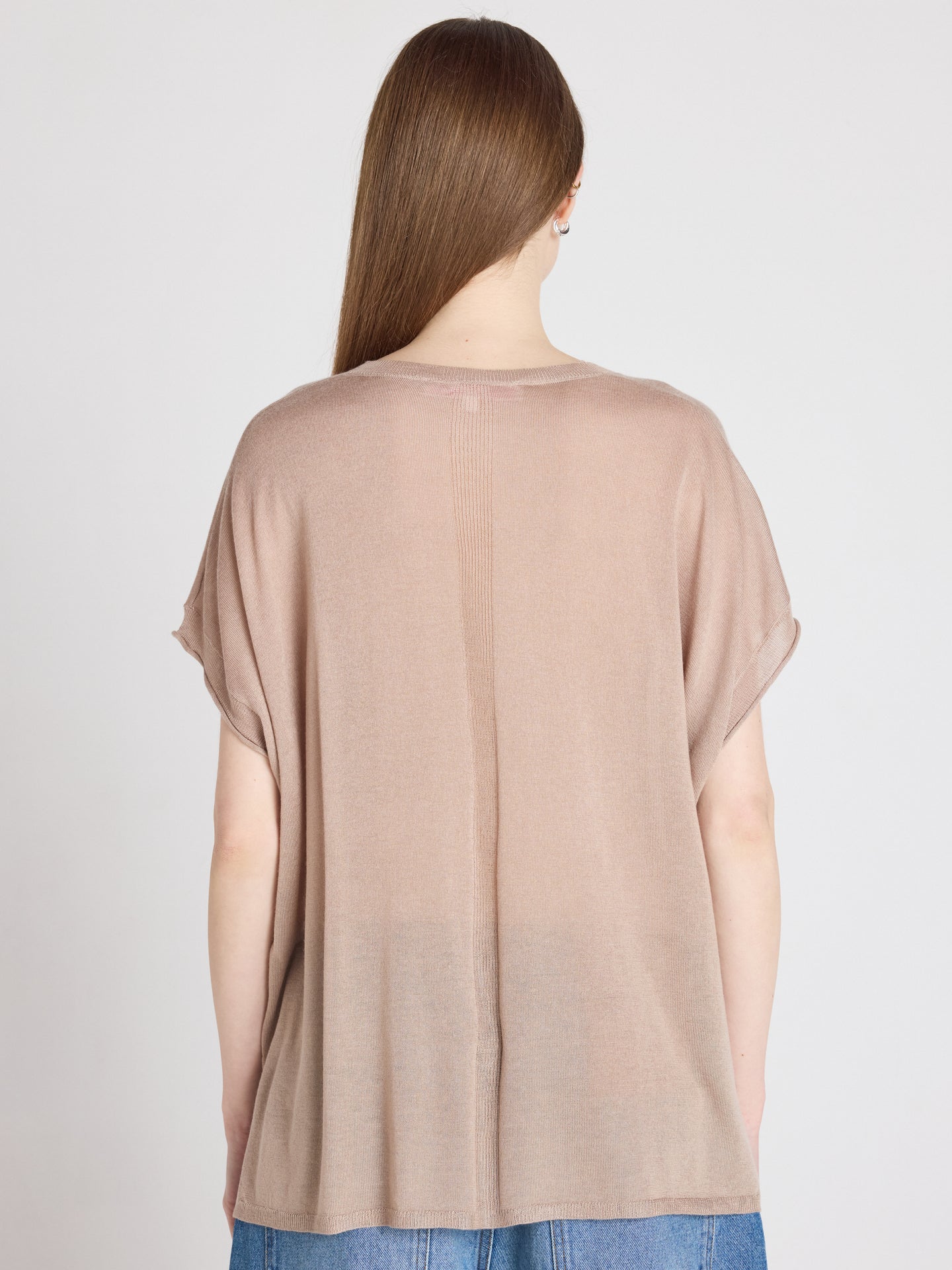 Miranda - Short-sleeved sweater - earth