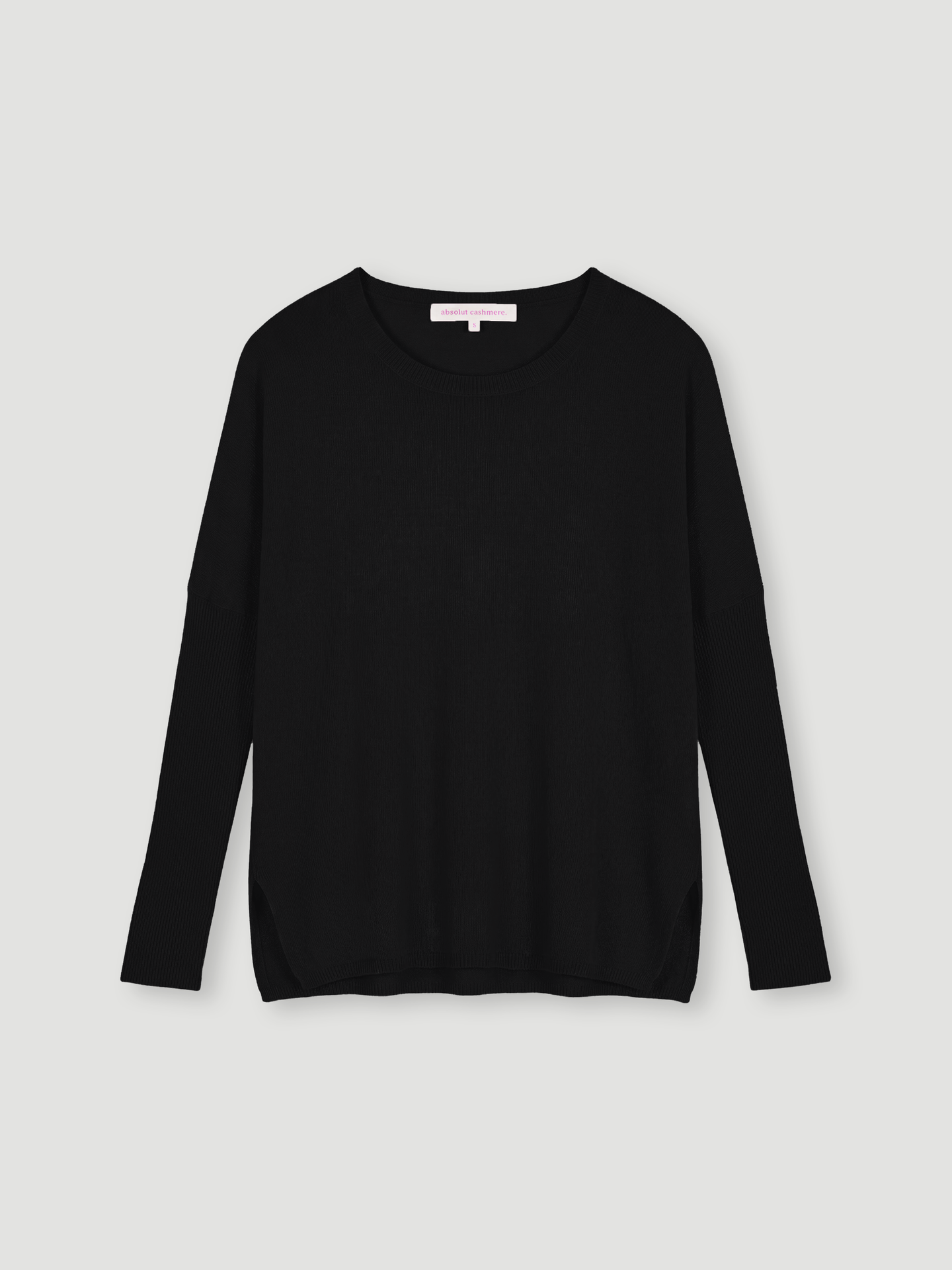 Poncho-Pullover Astrid - Kaschmir - Schwarz