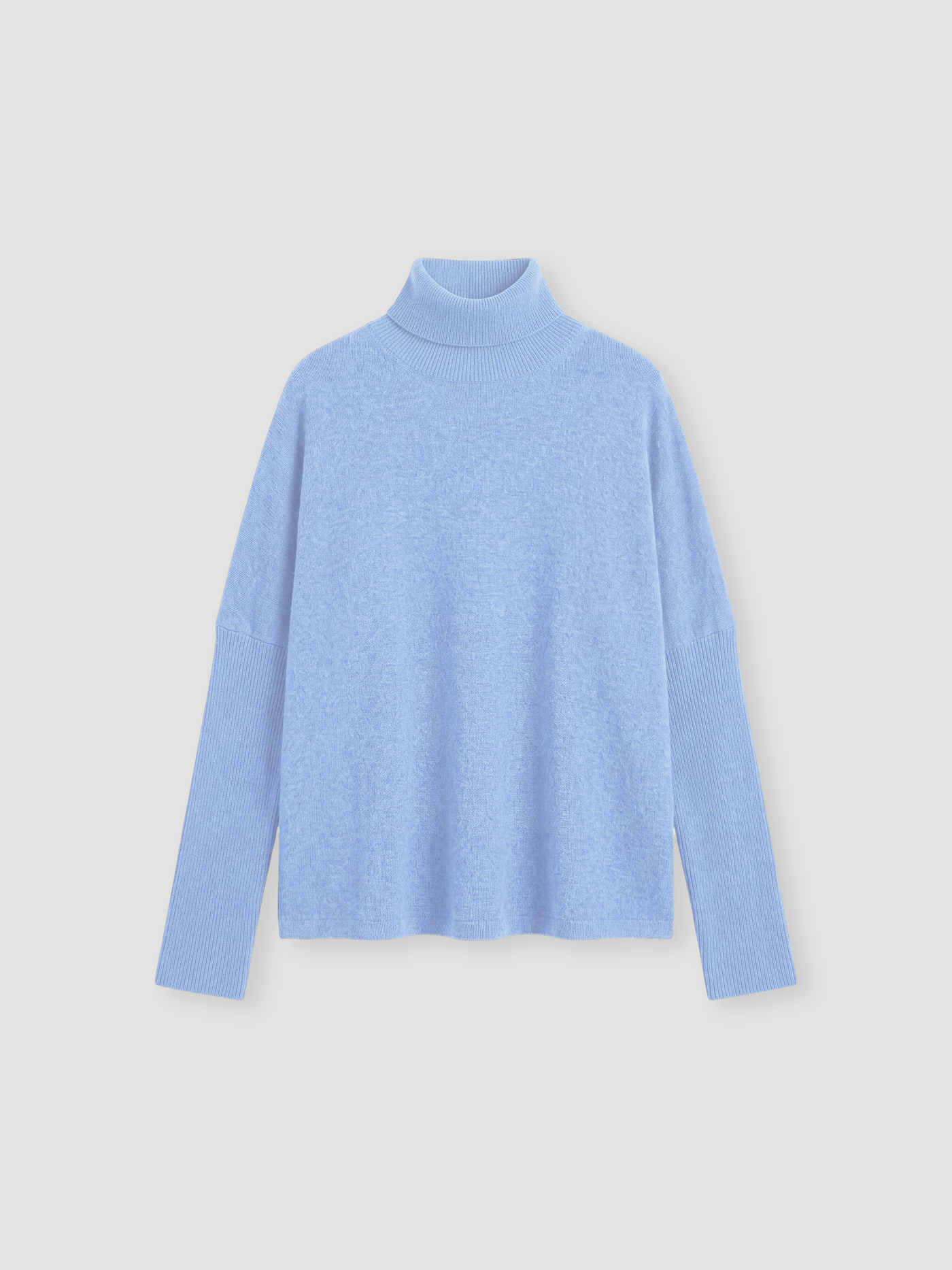 pull poncho clara - Cachemire - chambray blue