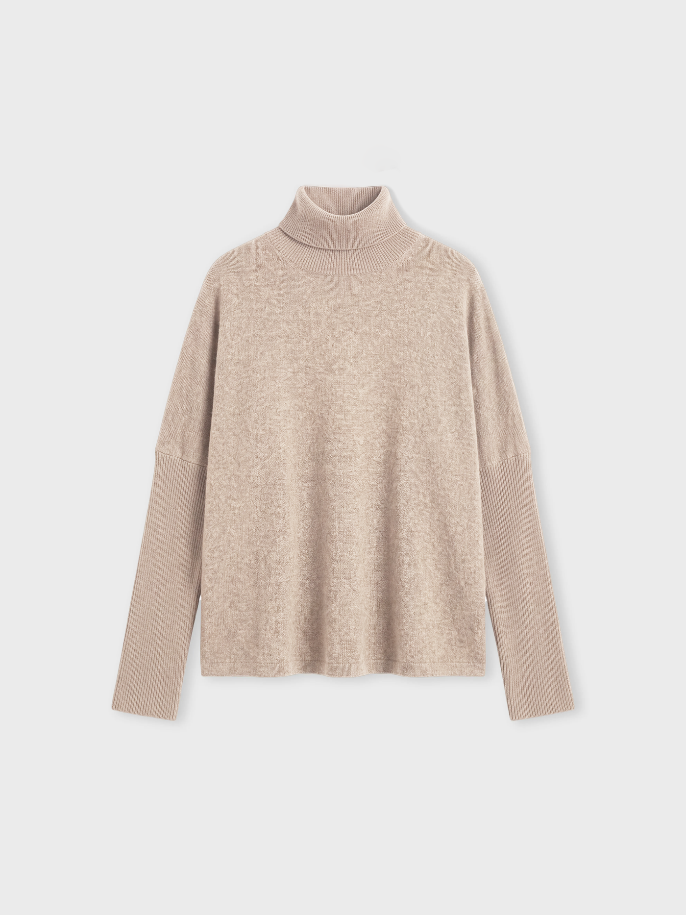 pull poncho clara - Cachemire - chestnut