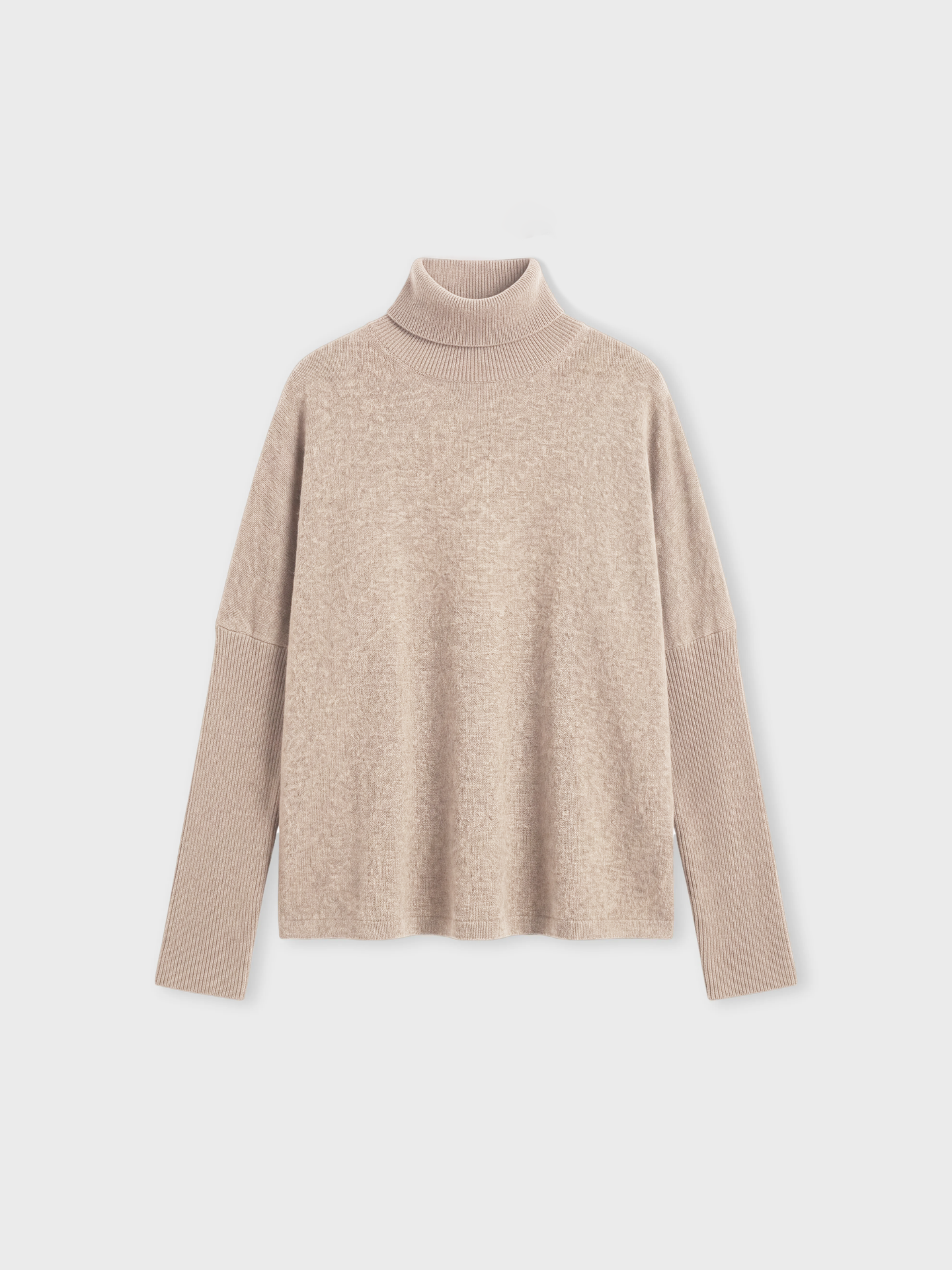 pull poncho clara - Kaschmir - Kastanienbraun