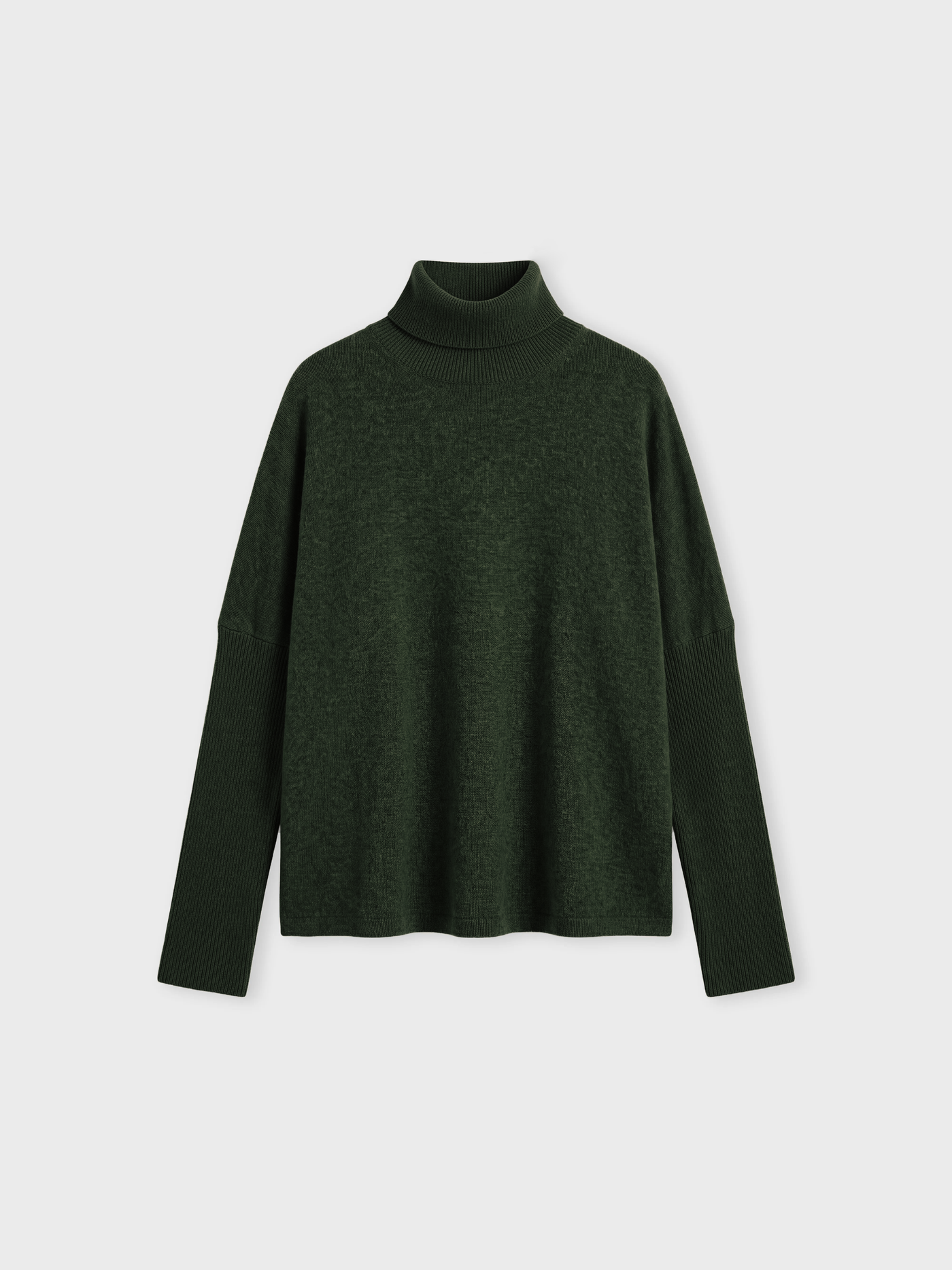 pull poncho clara - Cachemire - dark artichoke