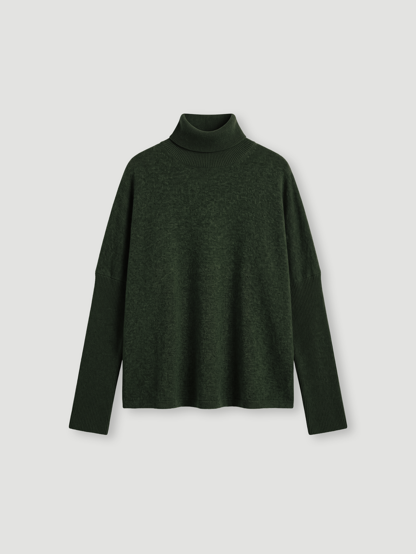 pull poncho clara - Cachemire - dark artichoke