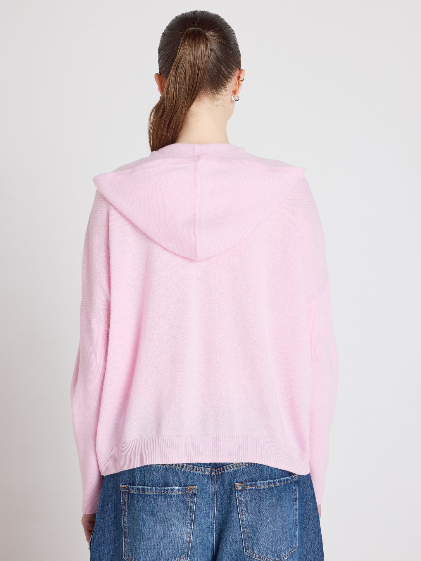 evelyn Kapuzenponchoweste - Kaschmir - cherry blossom