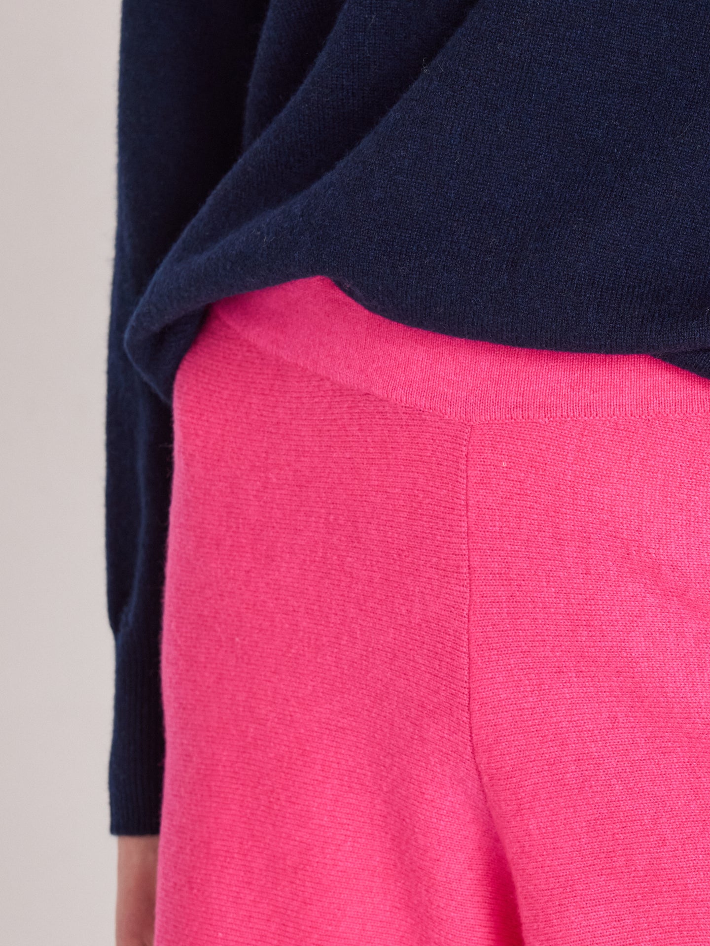 charlotte - Short large 100% cachemire - fuchsia