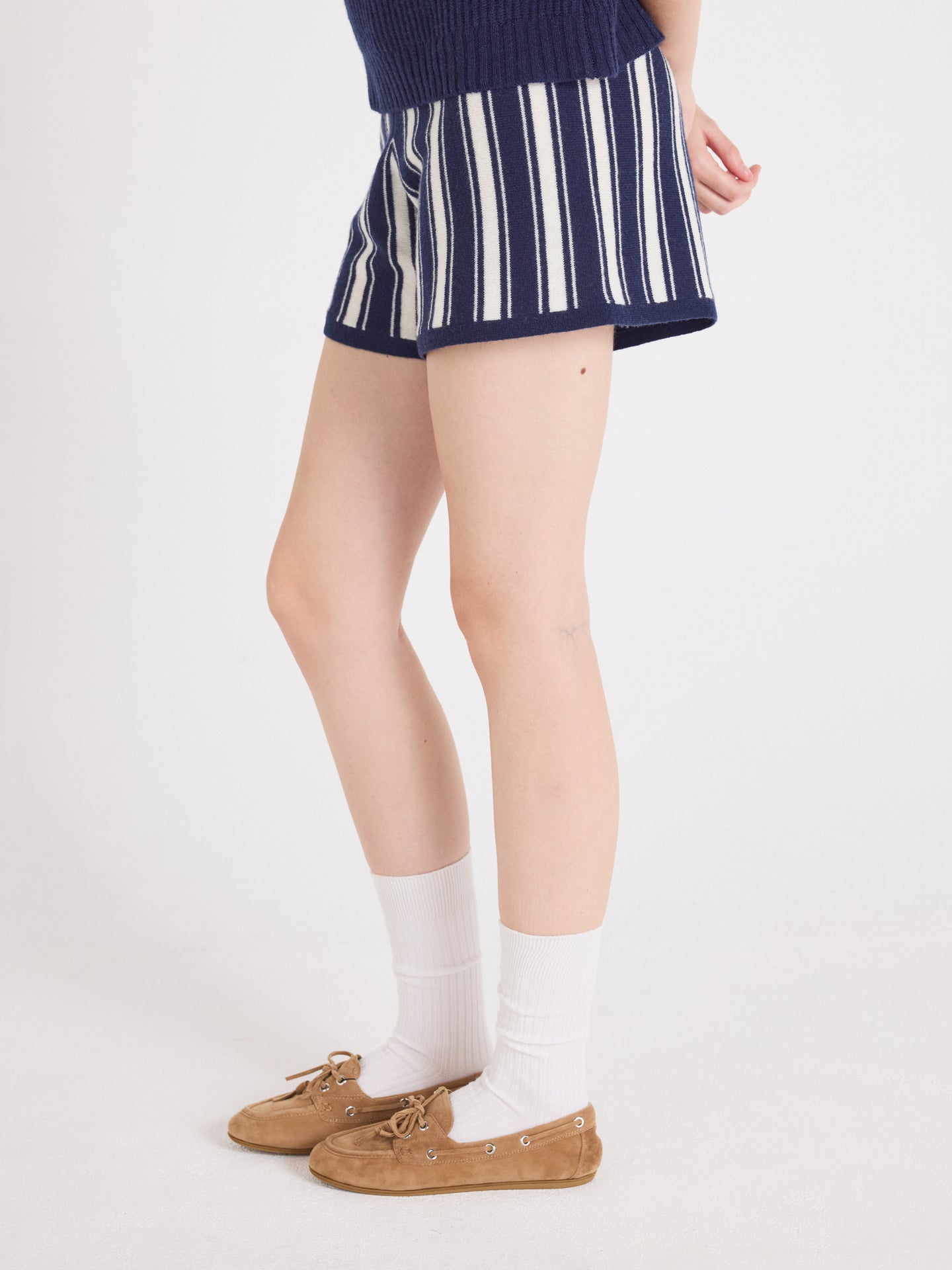 tyra - Short large 100% cachemire - cream