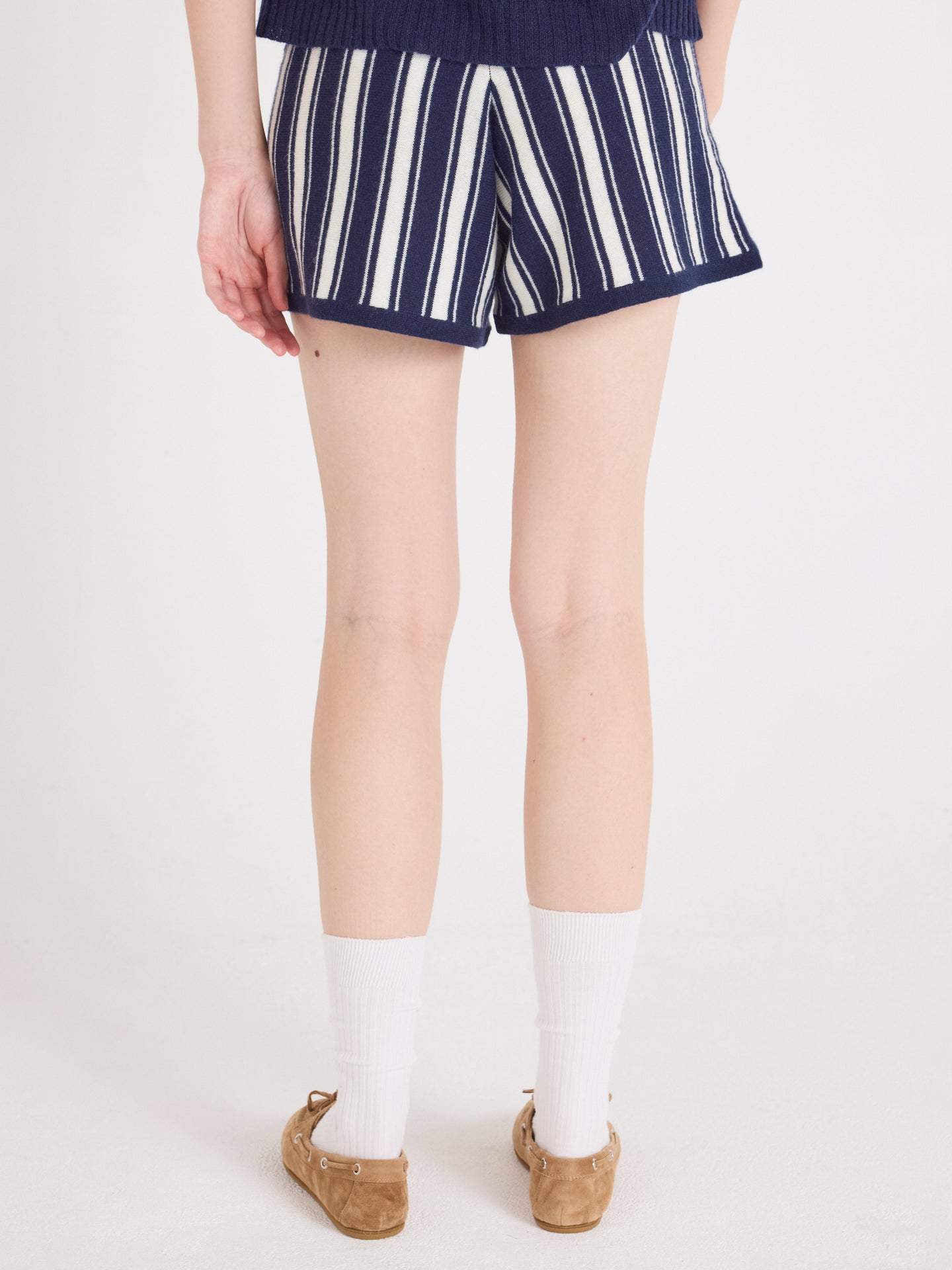 tyra - Short large 100% cachemire - cream