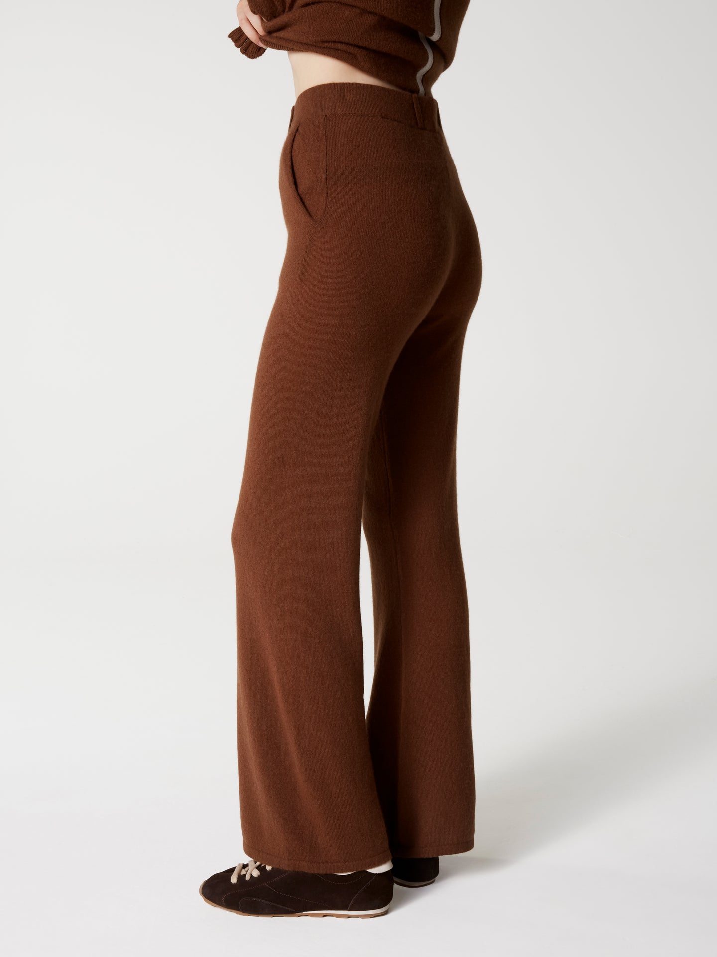 pantalon anneli - Cachemire - coffee