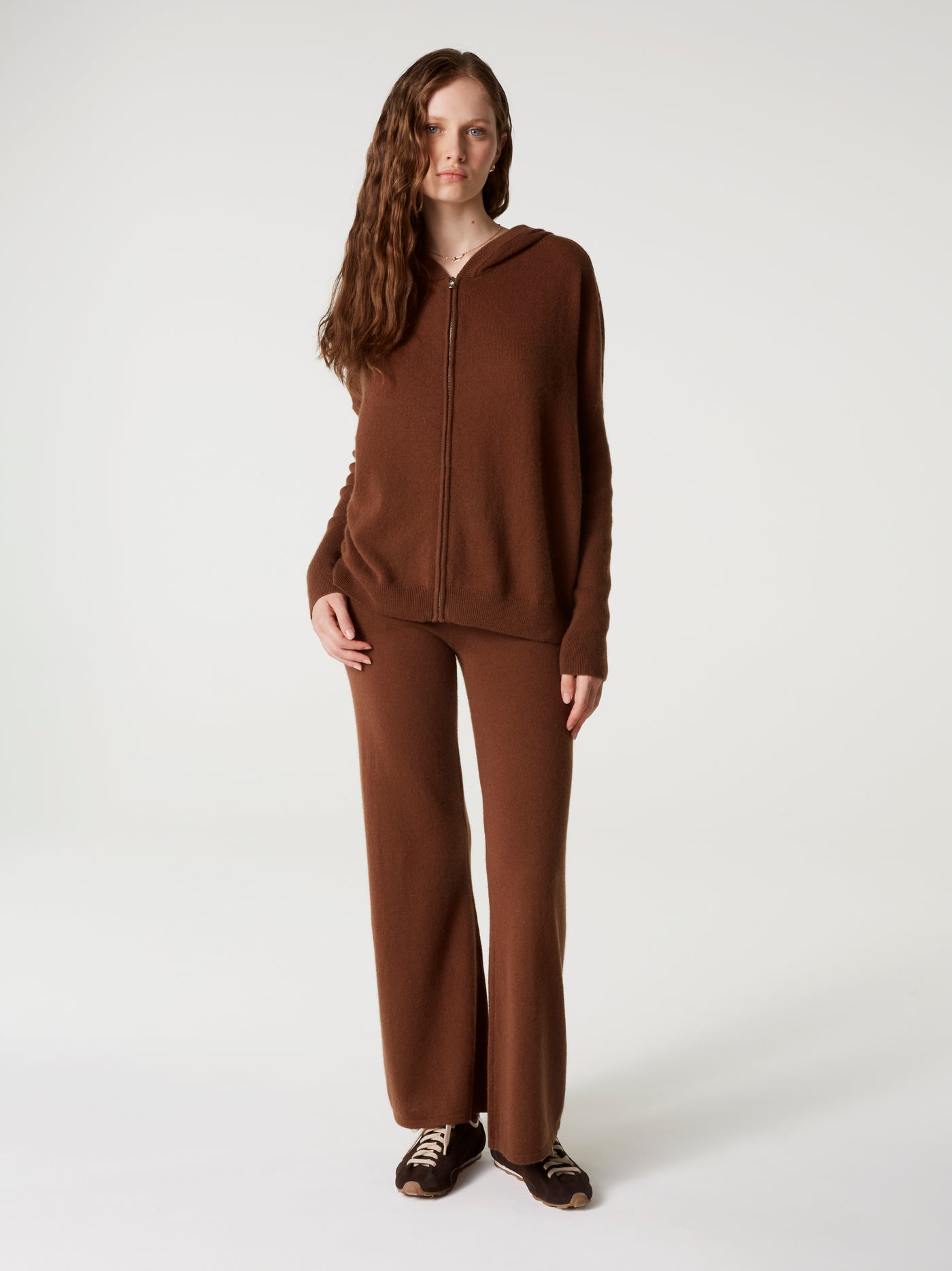 pantalon anneli - Cachemire - coffee