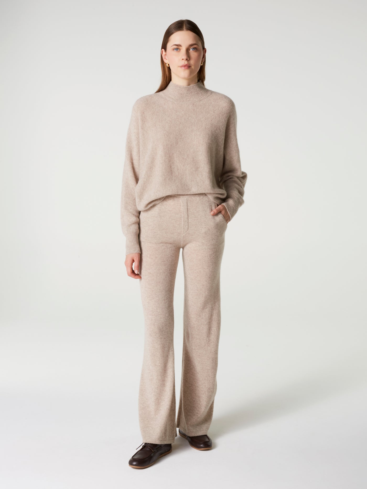 pantalon anneli - Cachemire - oat