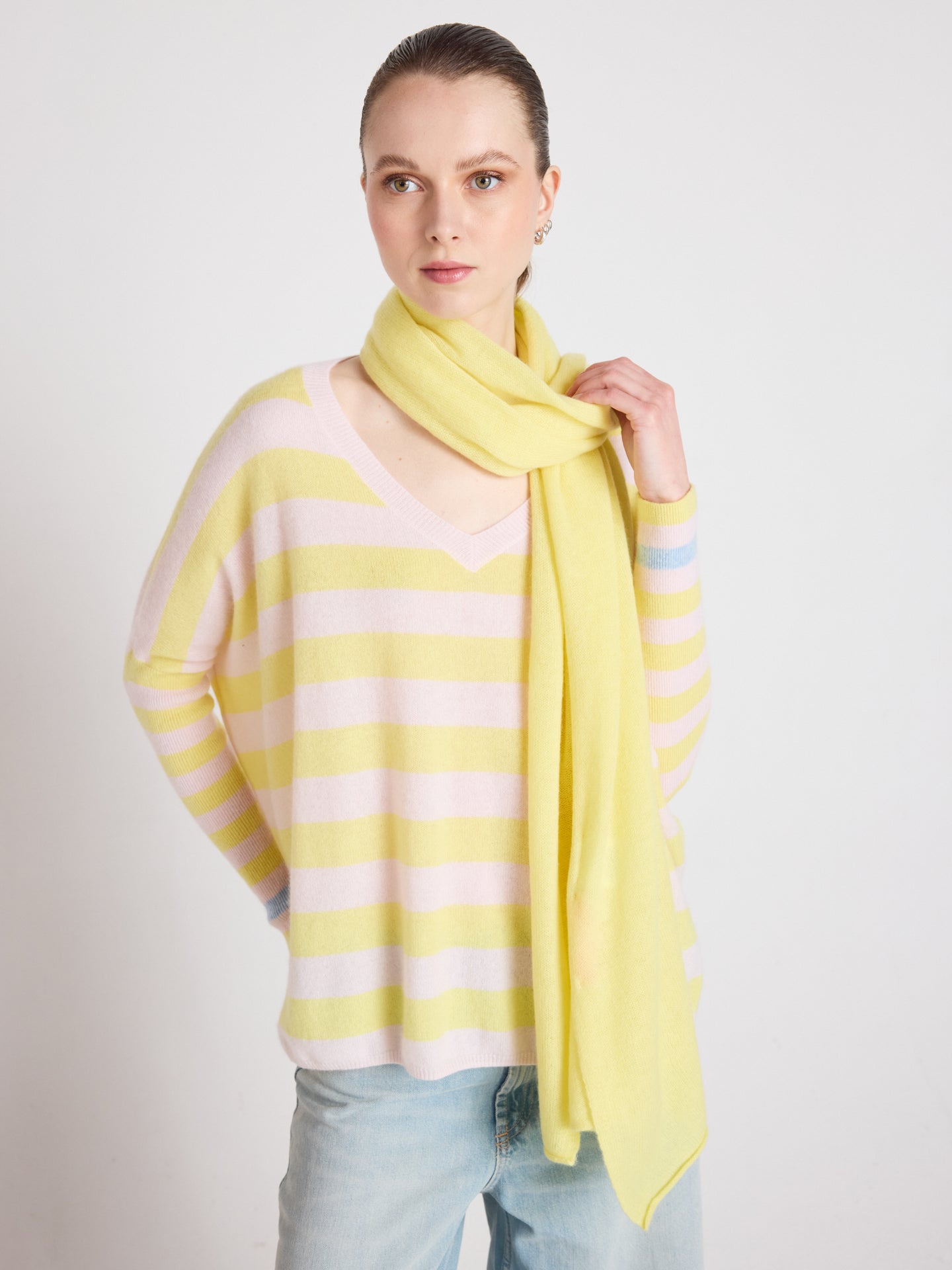 infinity - sjaal 100% kasjmier - lemon fizz