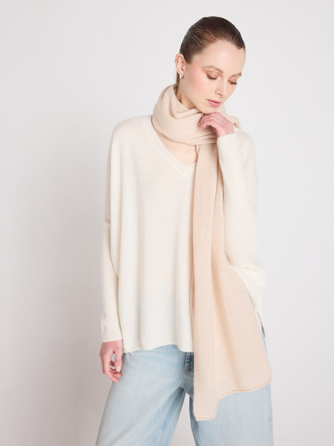 Unendlichkeit - Schal aus 100 % Kaschmir - shell