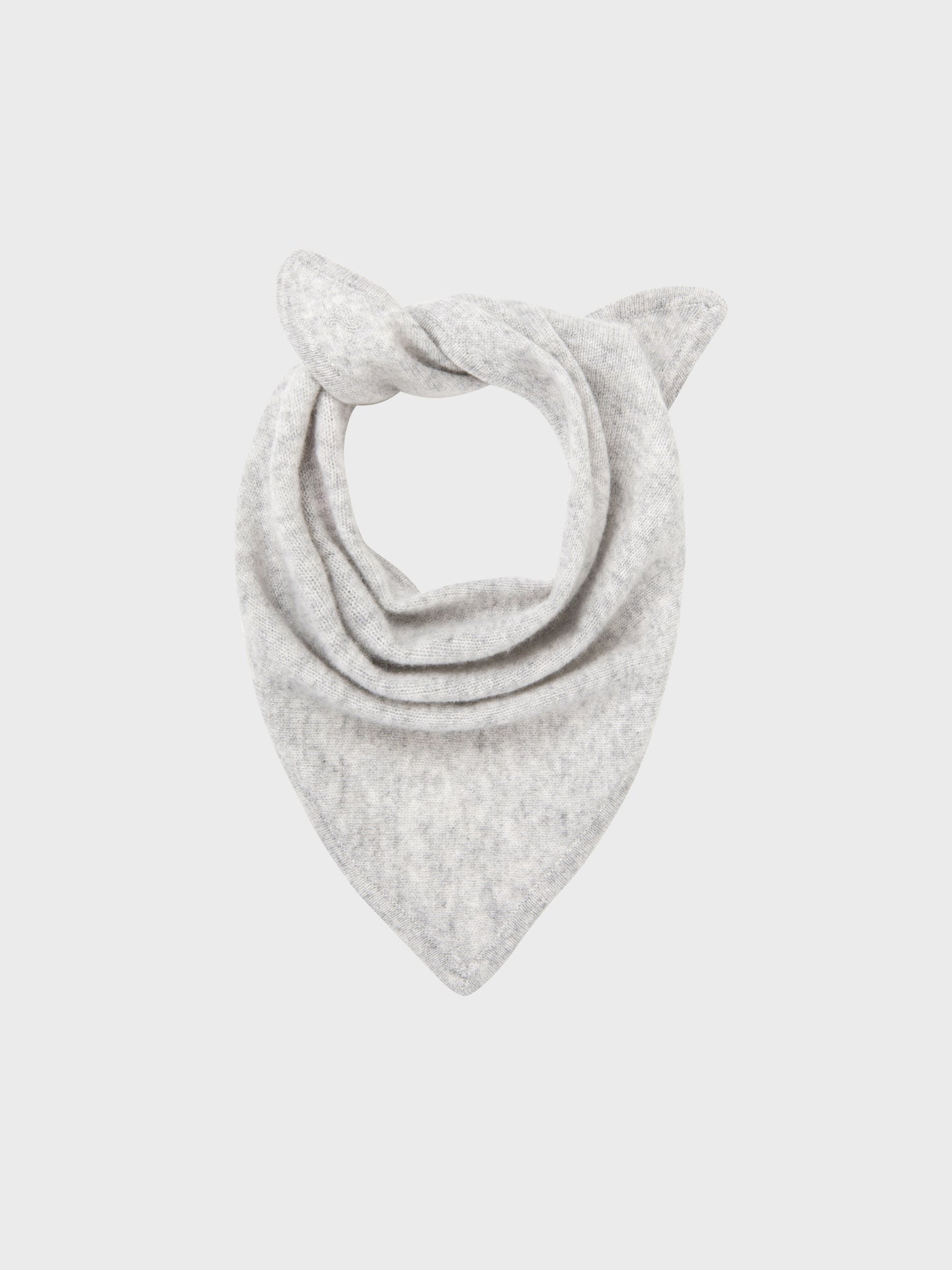june bandana - Kaschmir - light heather grey