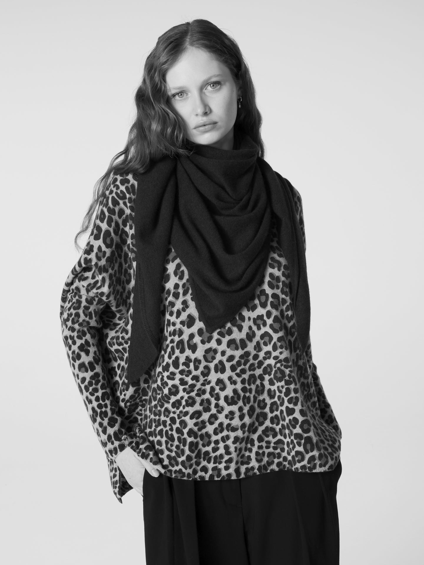 danika scarf - cashmere - sand