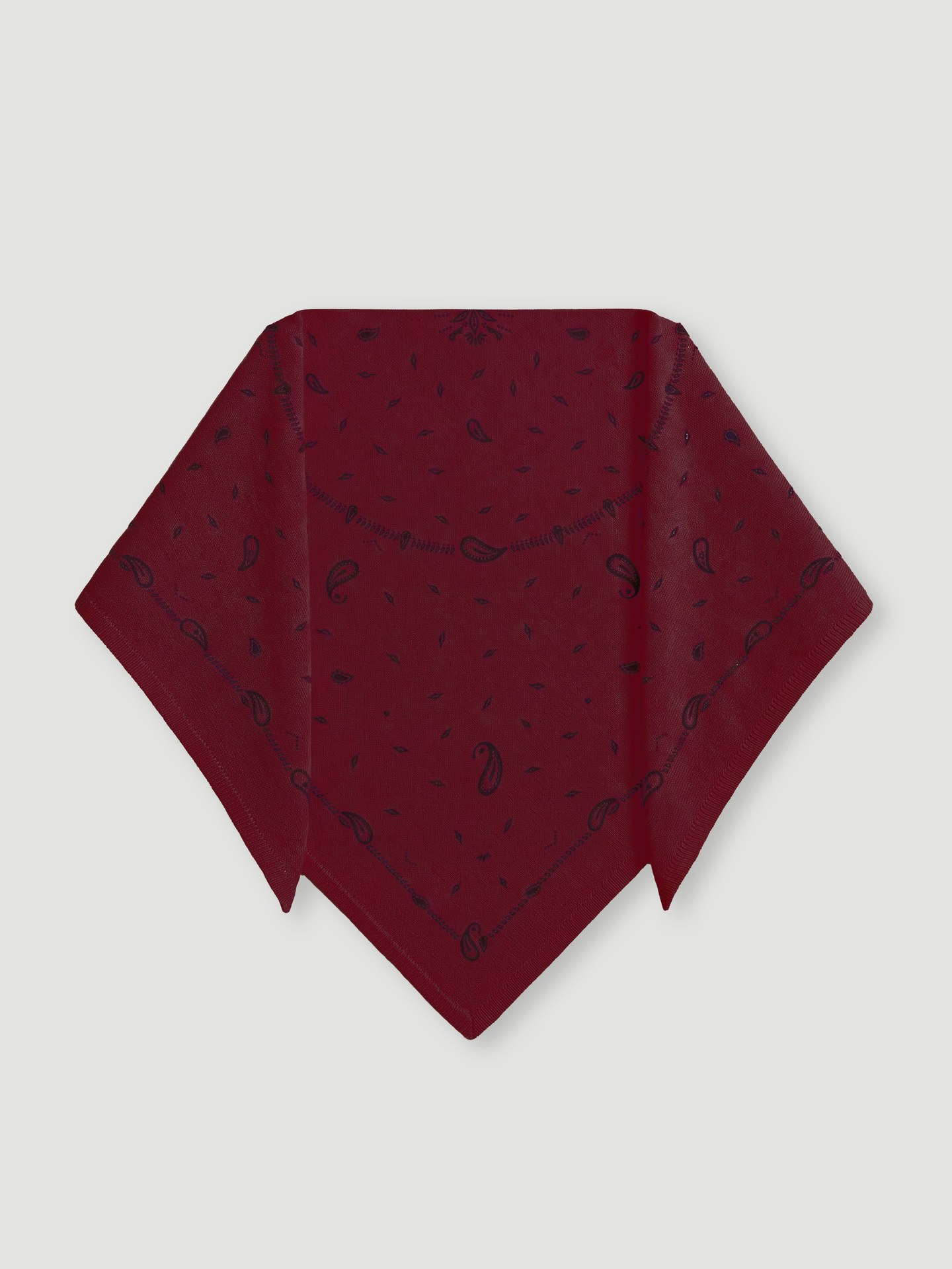Schal Armance Print - Kaschmir - Burgundy Print Bandana