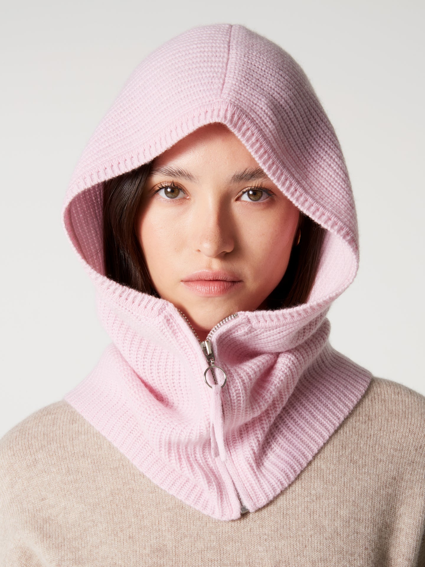 augusta balaclava - Thick Cashmere - cherry blossom
