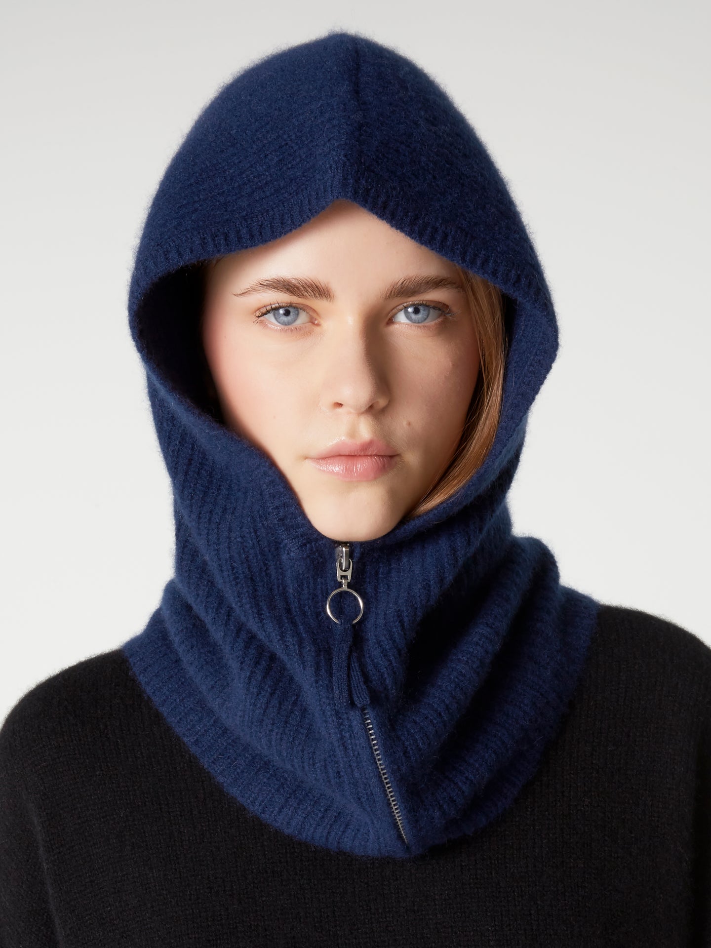 augusta balaclava - Thick Cashmere - navy