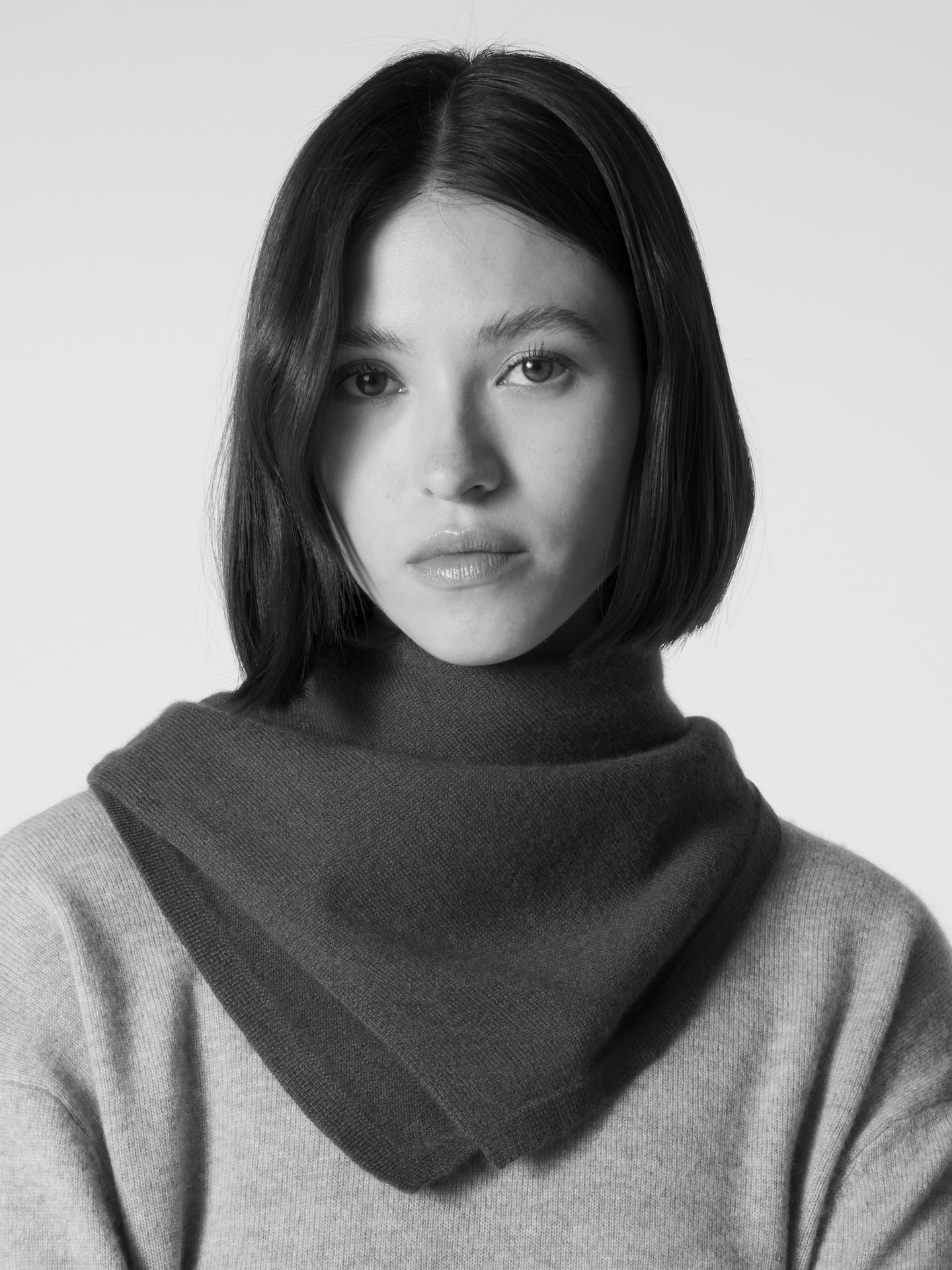 annabelle bandana - Cashmere - dark brown