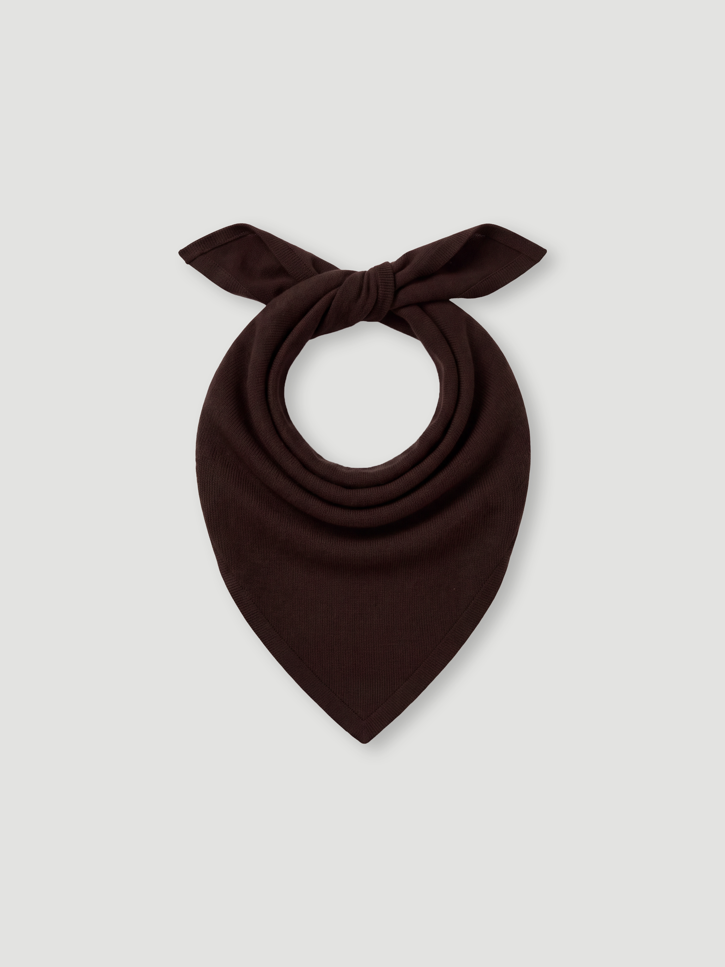 annabelle bandana - cashmere - dark brown