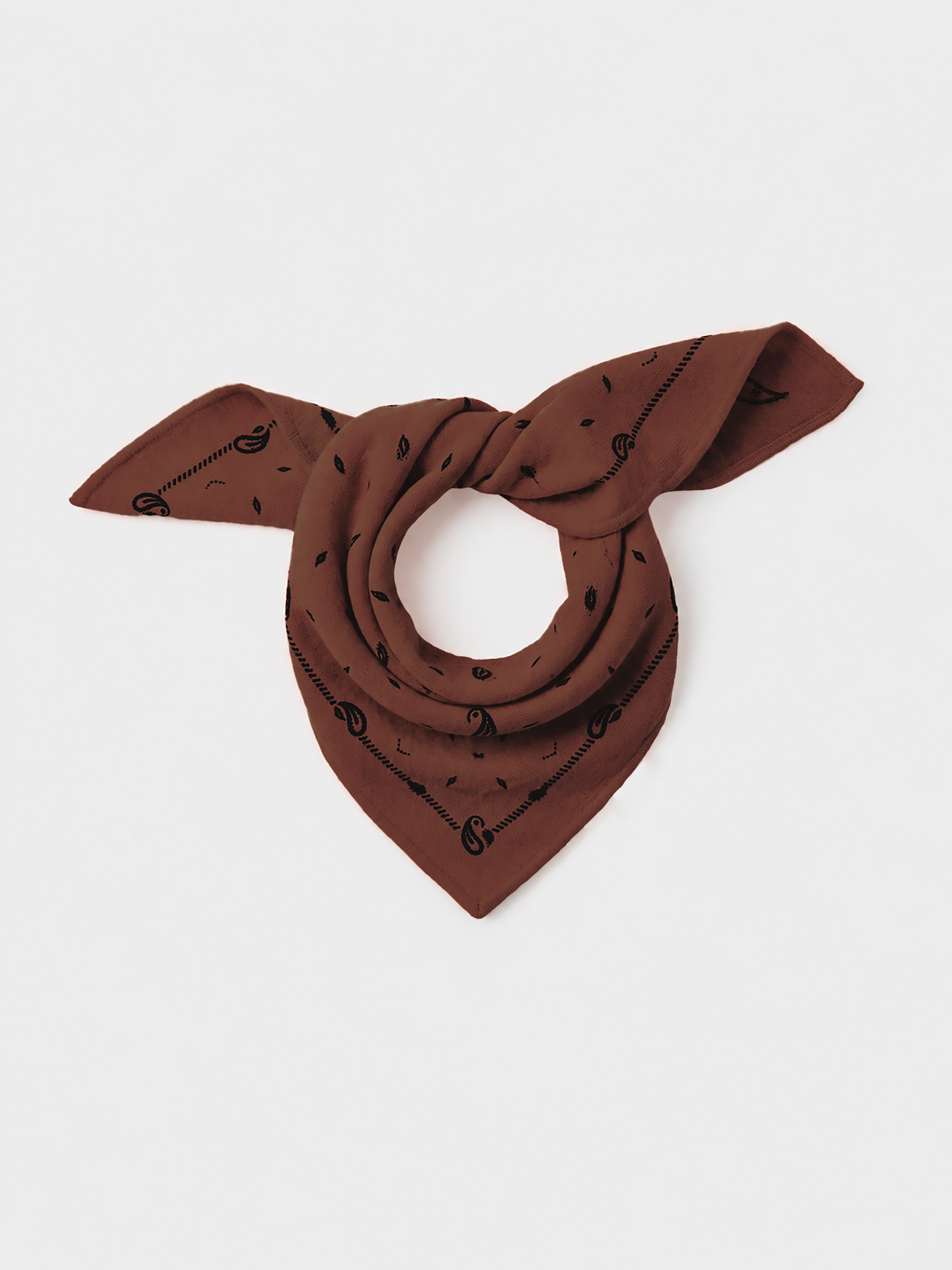 bandana annabelle print - Cachemire - coffee print bandana