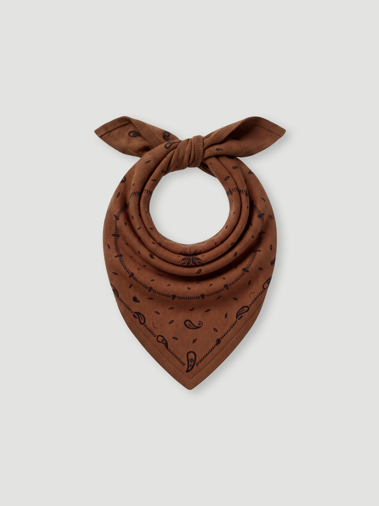 annabelle print bandana - cashmere - coffee print bandana