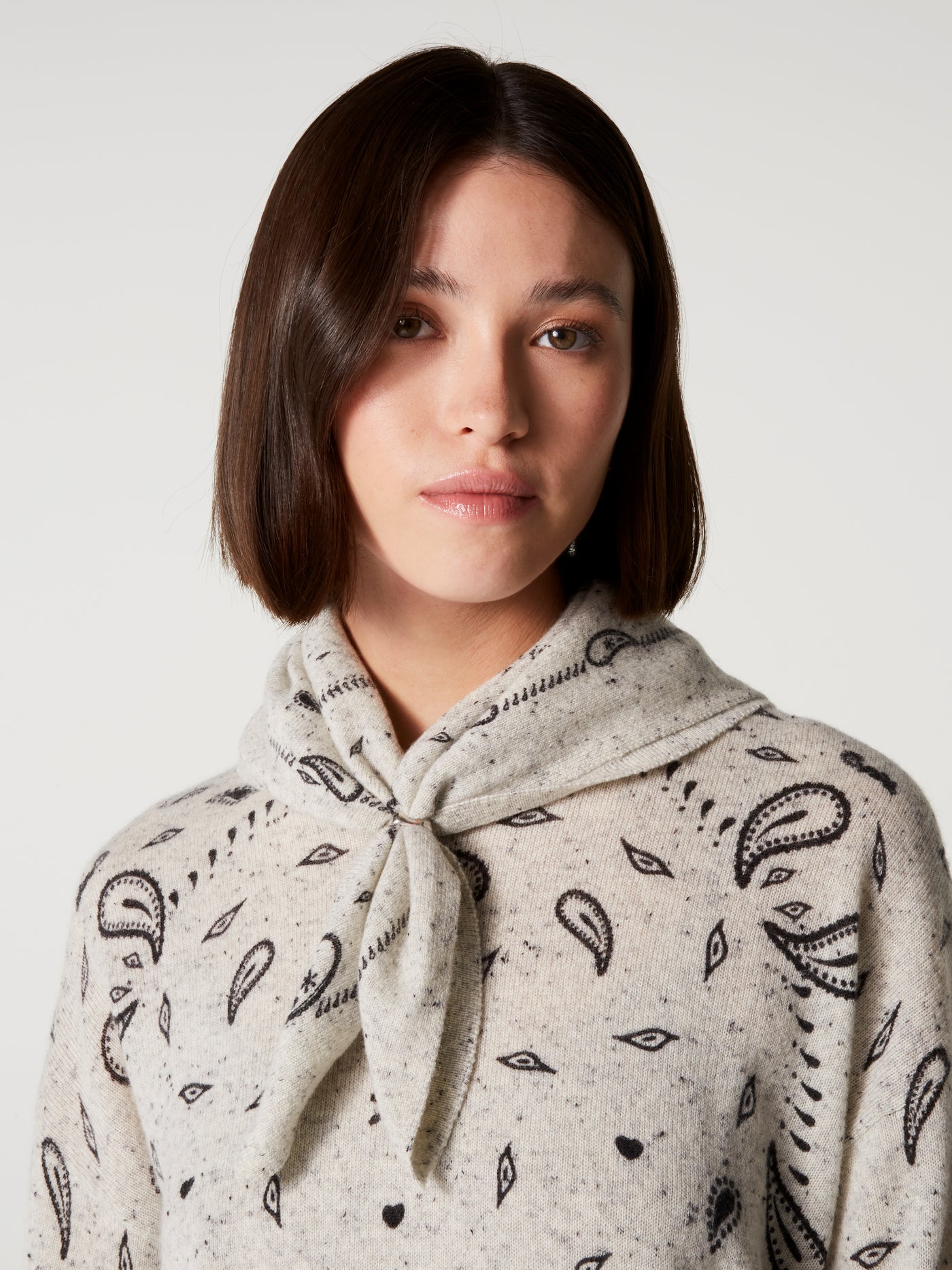 bandana annabelle print - Cachemire - granit print bandana
