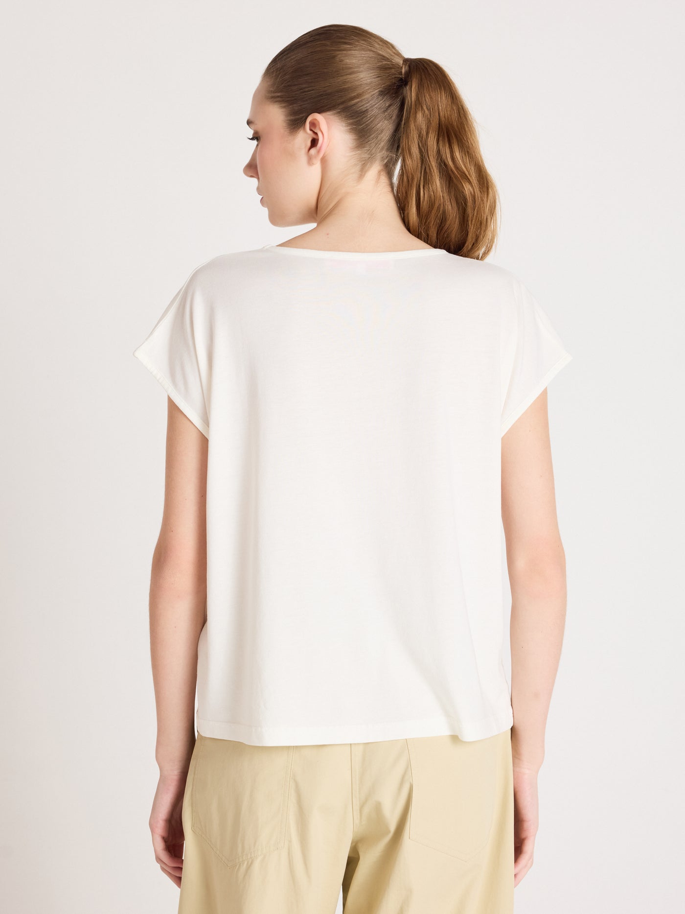 t-shirt mercy - lyocell coton - white