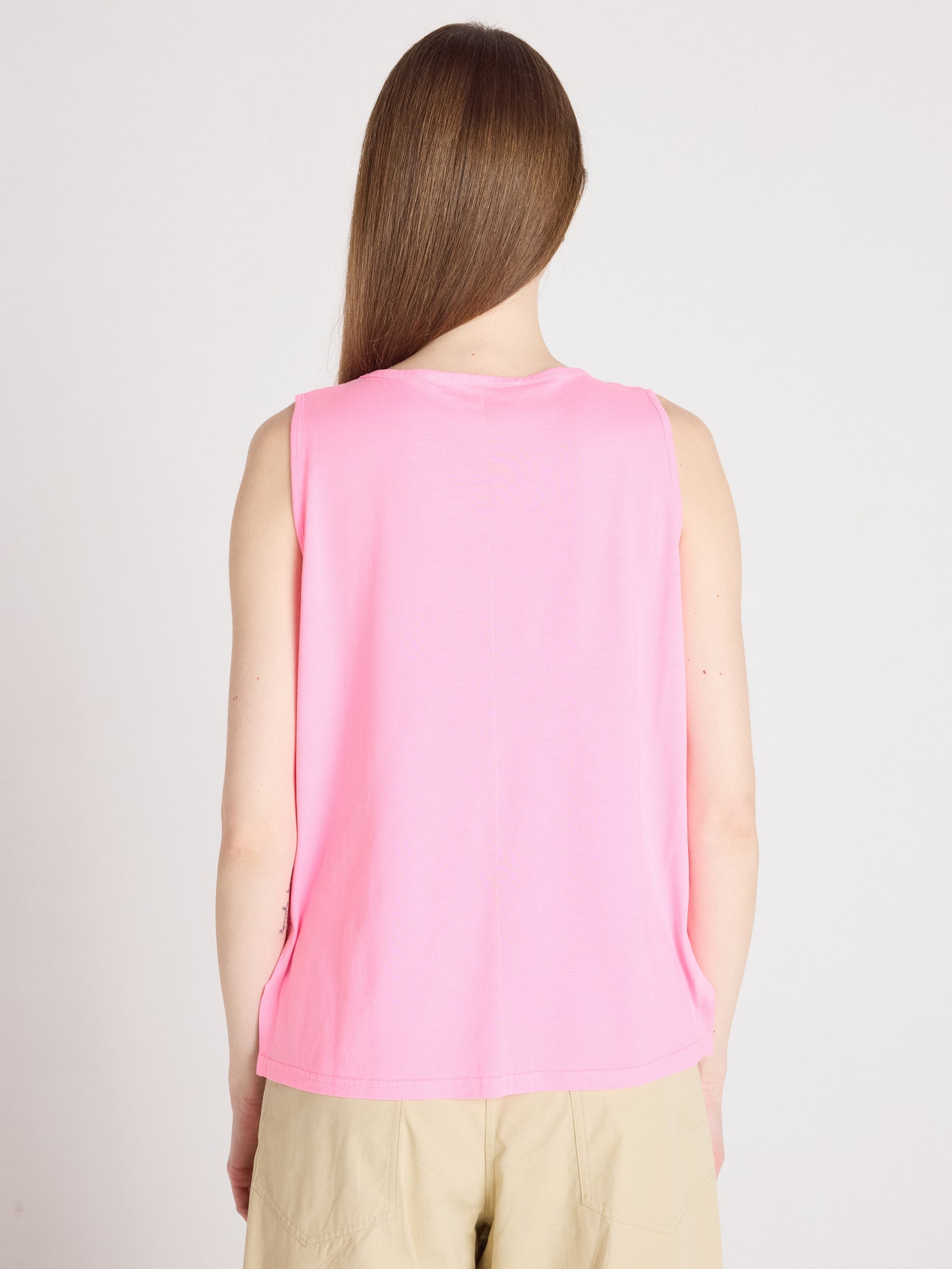 tess - Maglietta senza maniche - bubble gum neon