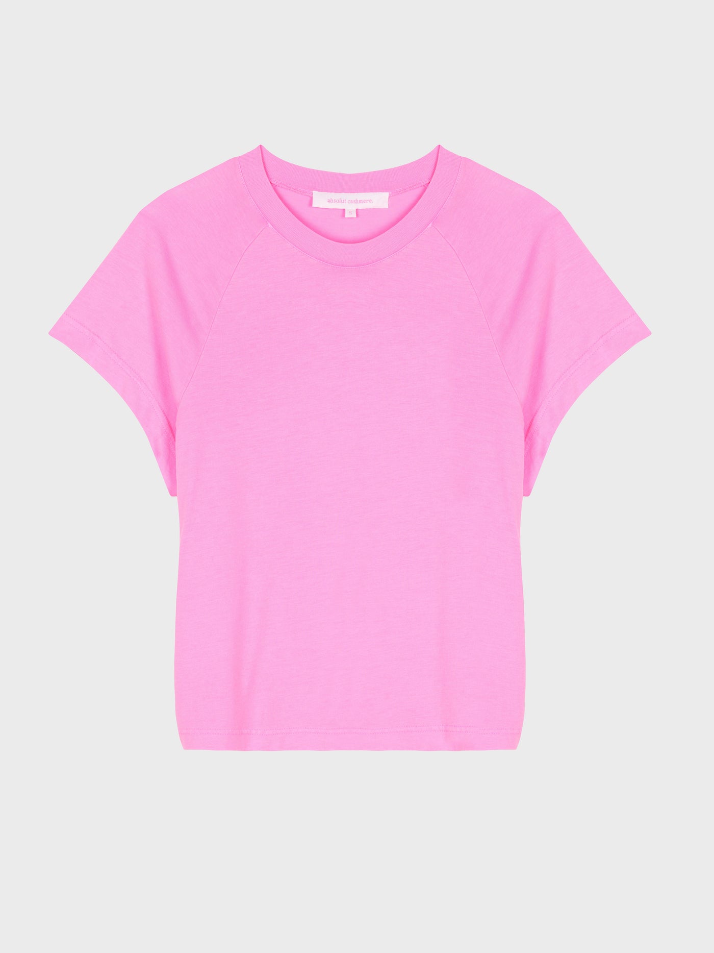 t-shirt tricia - lyocell coton - bubble gum neon