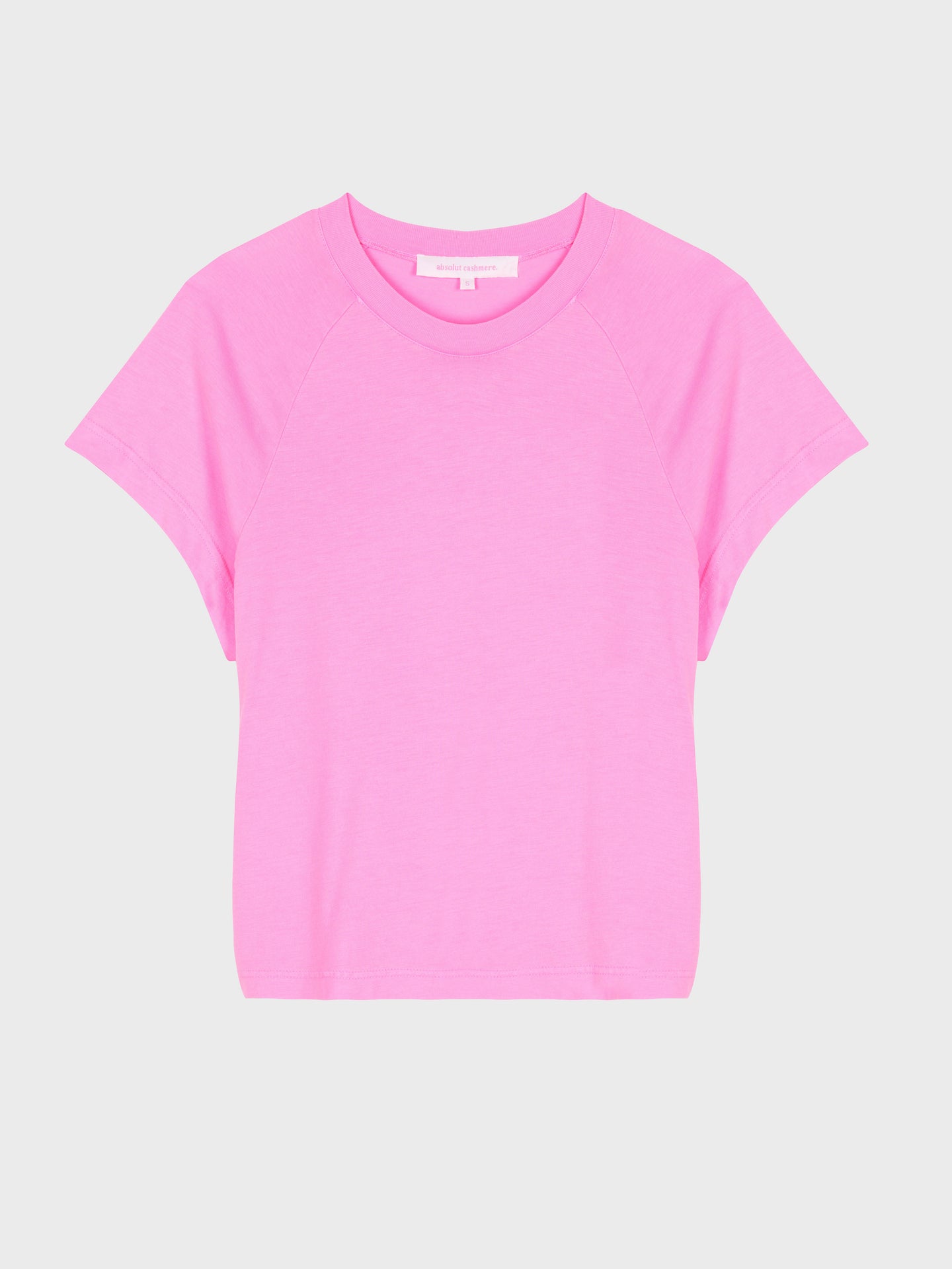 t-shirt tricia - lyocell coton - bubble gum neon