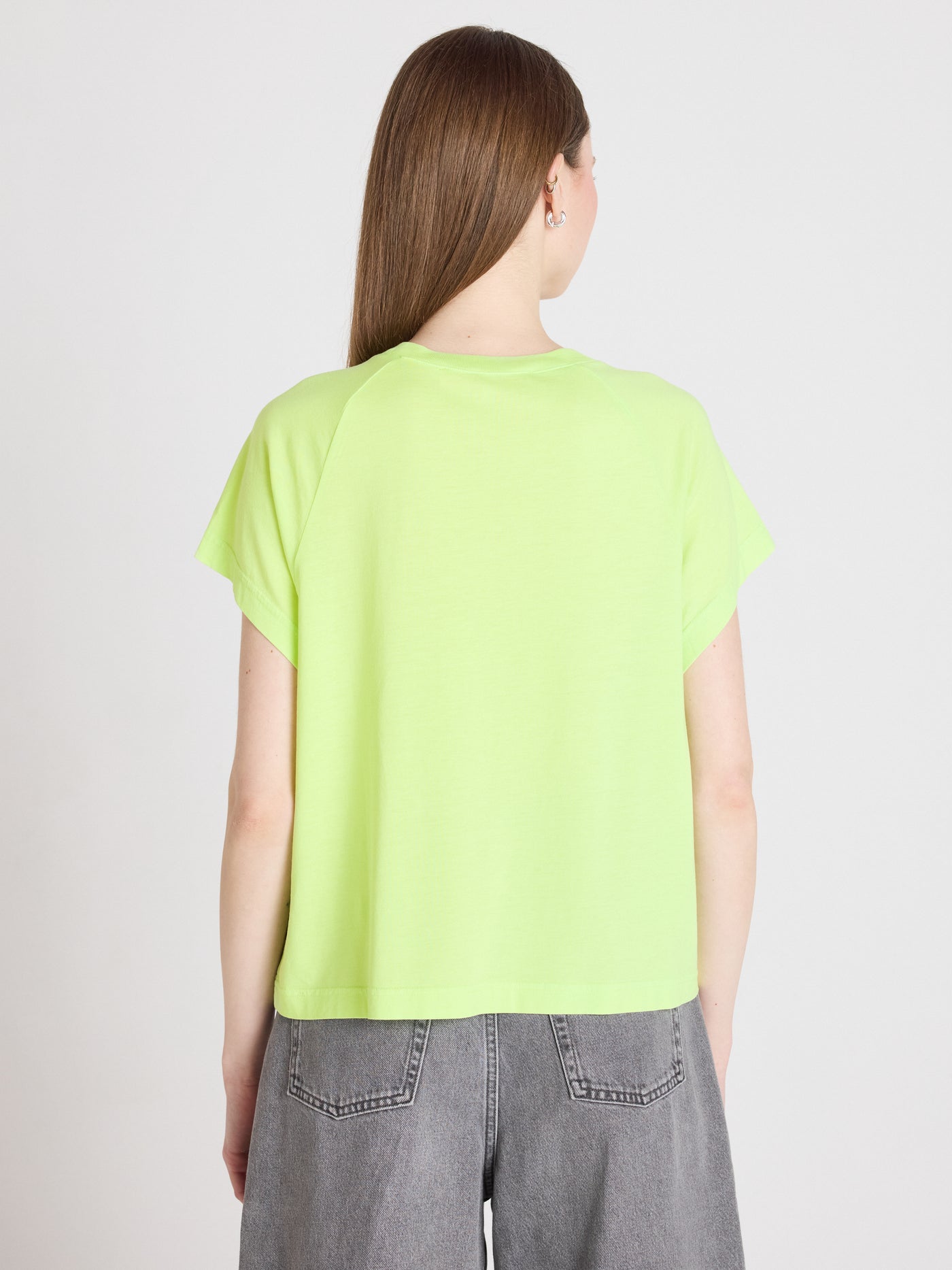 T-shirt tricia - Lyocell und Baumwoll - lemon neon