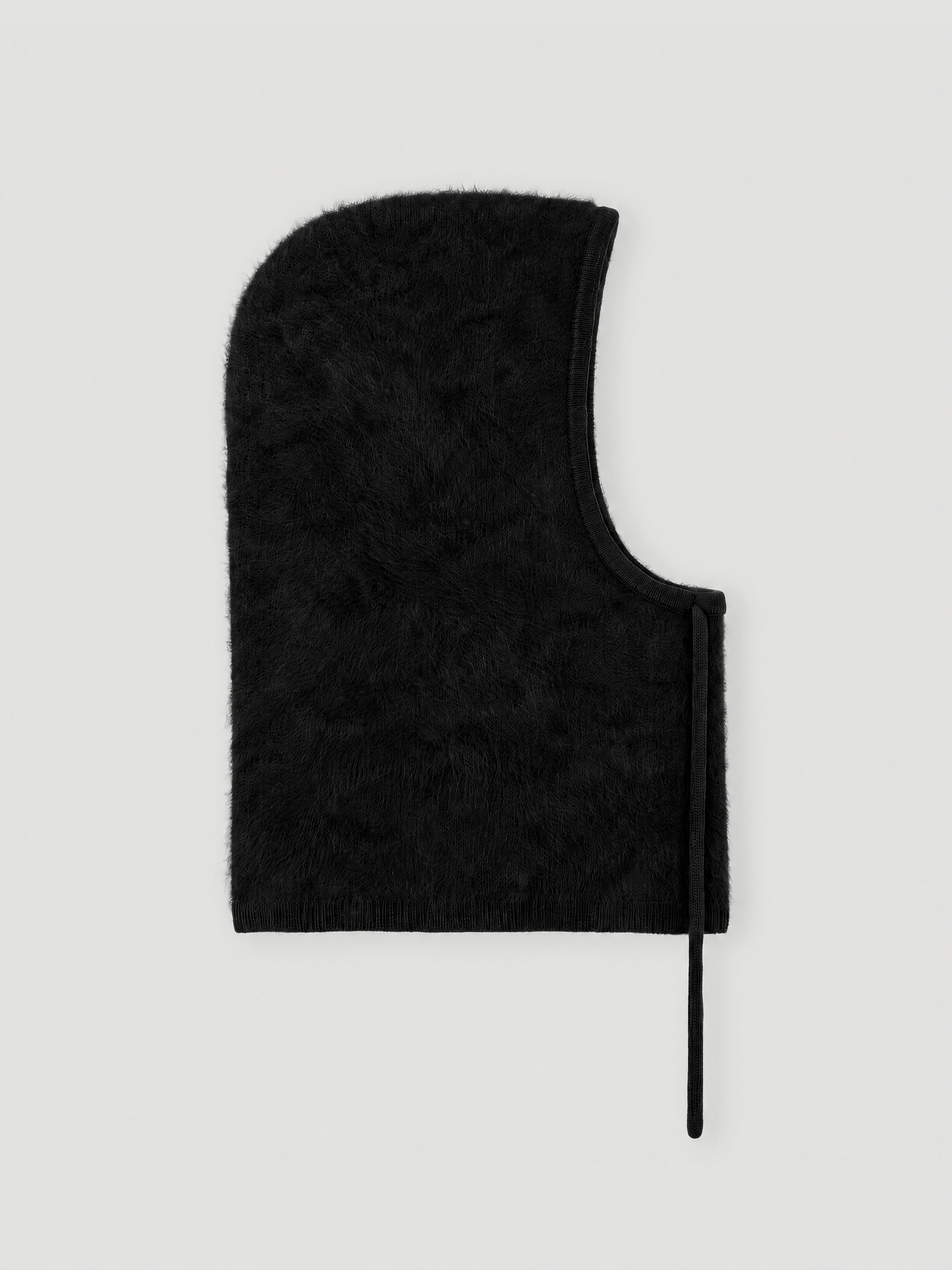 passamontagna amada - Brushed cashmere - nero