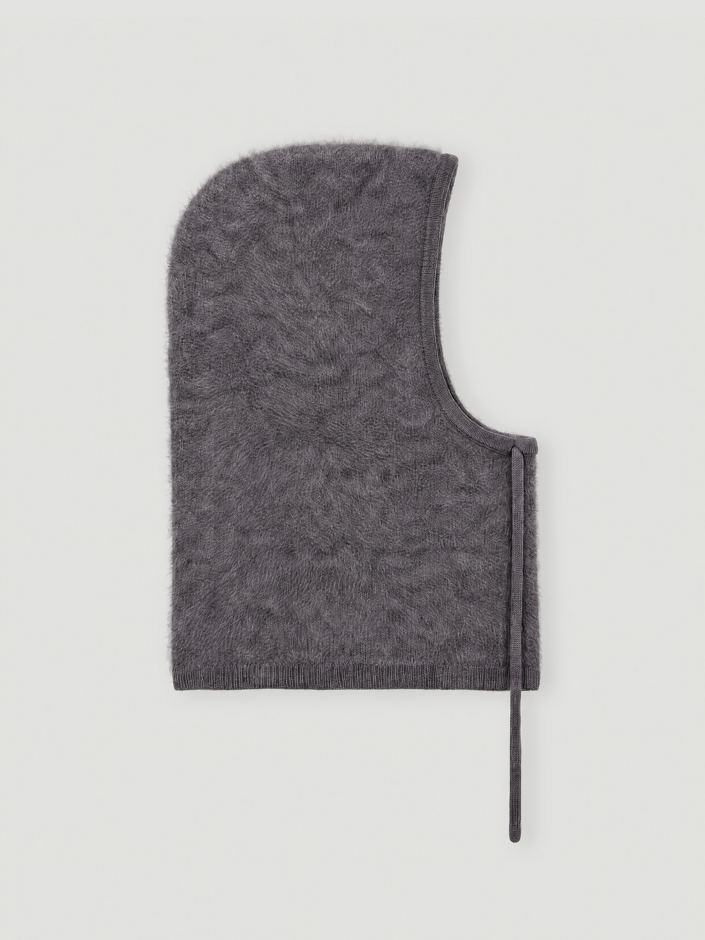 amada balaclava - Brushed cashmere - dark heather grey