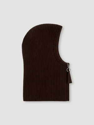 augusta balaclava - Thick Cashmere - dark brown