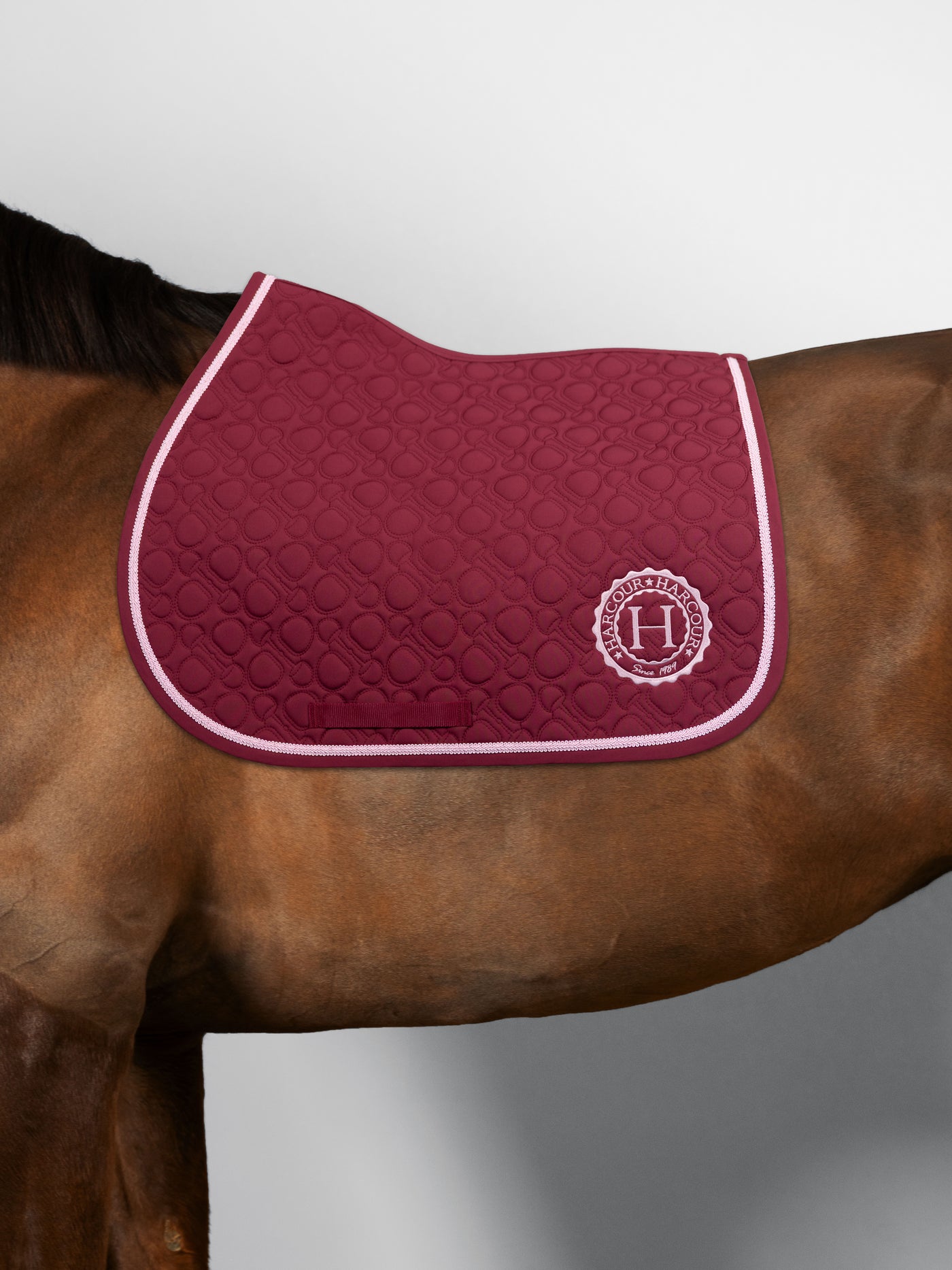 sattelpad cadence - Innenfutter aus Baumwolle - burgundy