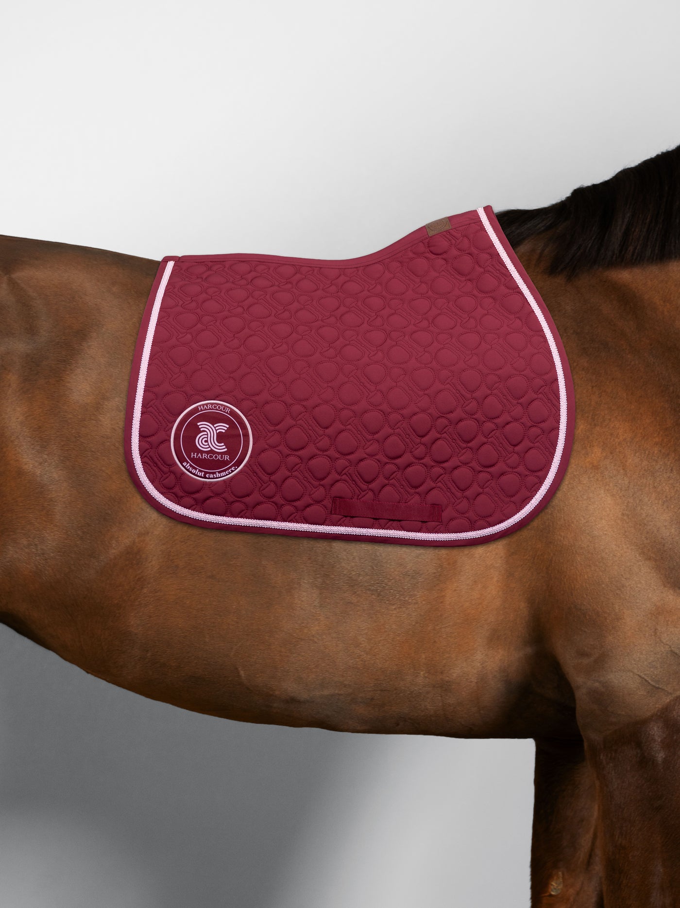 sattelpad cadence - Innenfutter aus Baumwolle - burgundy