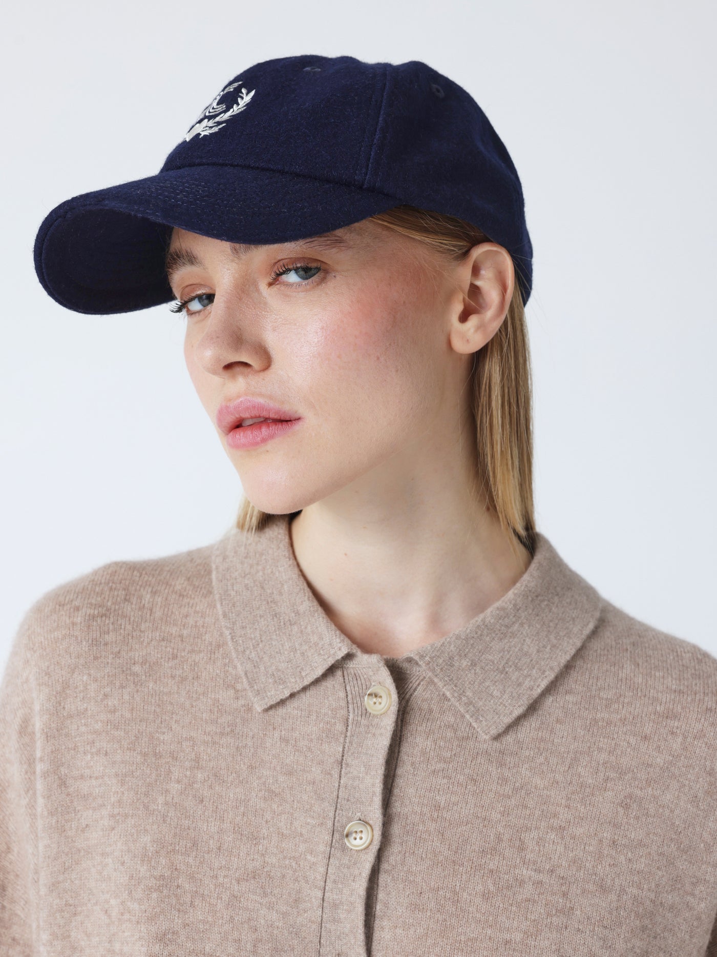 casquette - Casquette 100% laine - navy