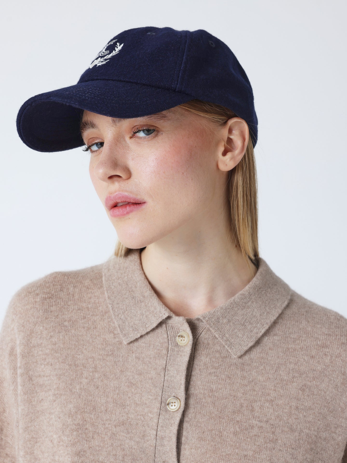 casquette - Casquette 100% laine - navy