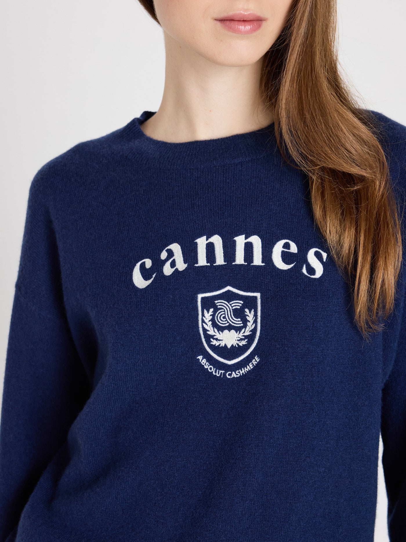 clubber - 100% cashmere sweater - navy