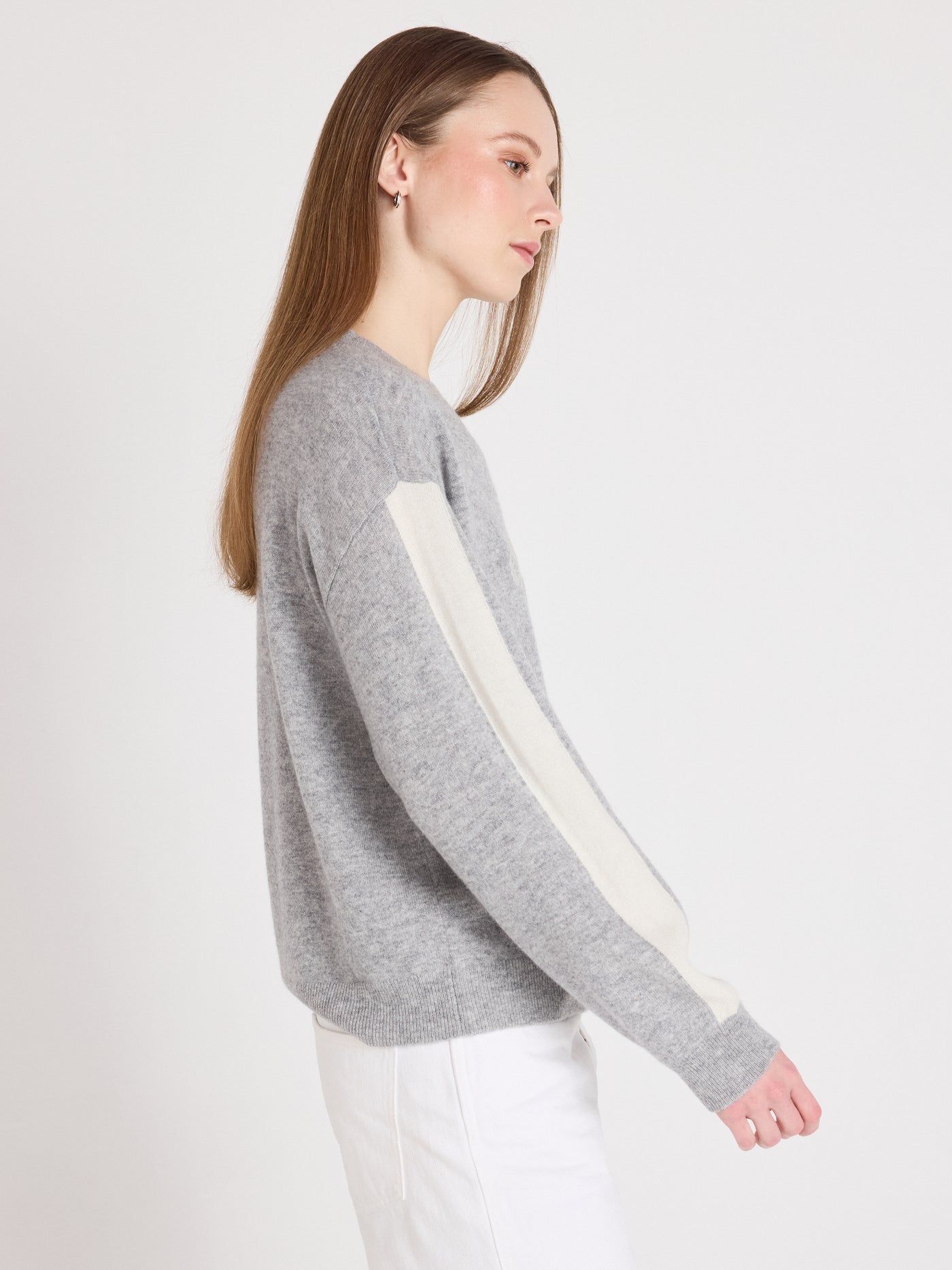 clubber - Maglione 100% cashmere - light heather grey