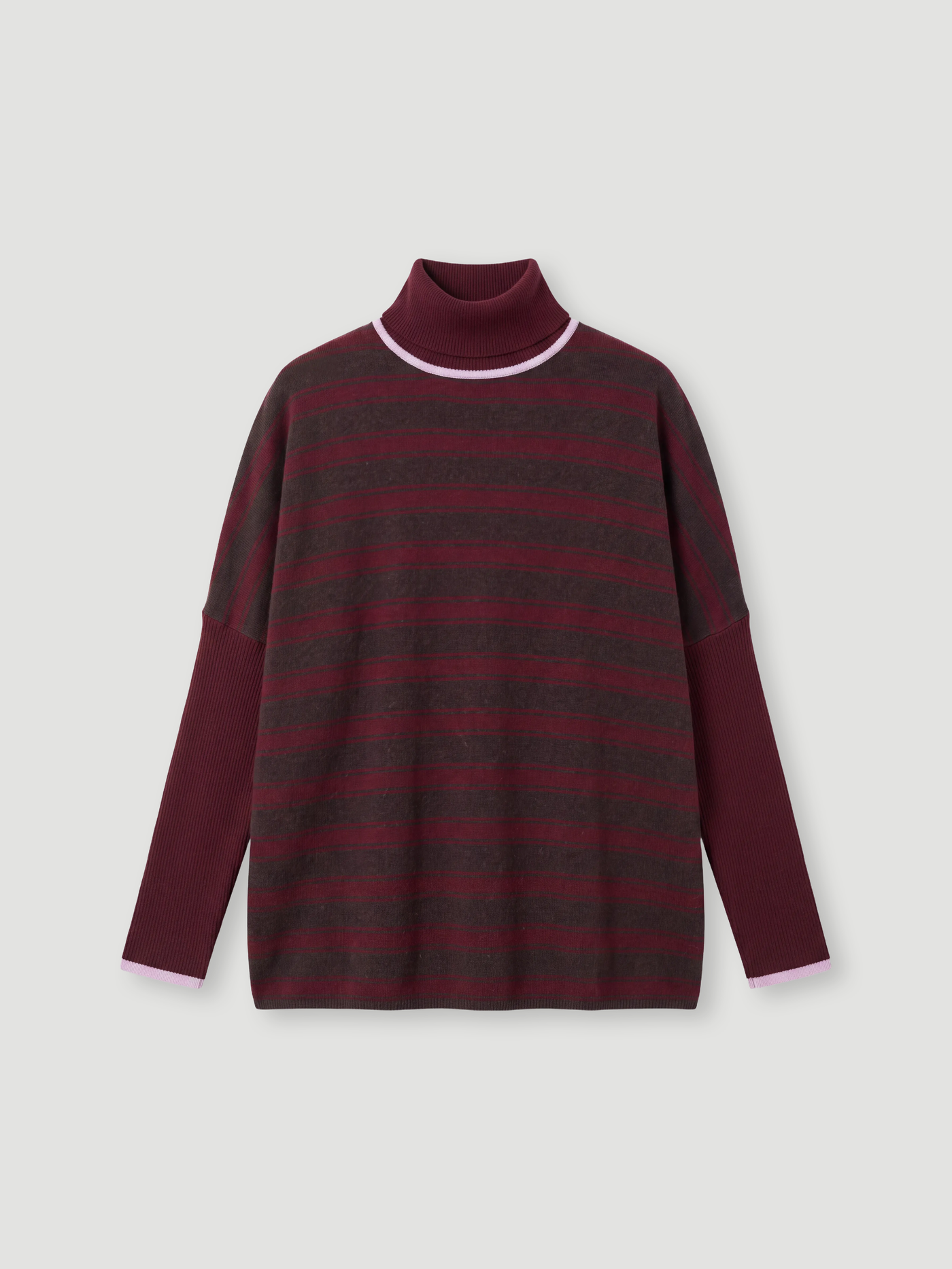 Poncho-Pullover Joanna - Kaschmir - burgundy