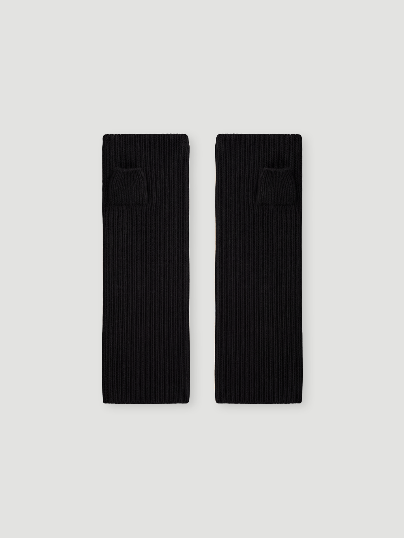 mitaines leopoldine - Cachemire épais - black