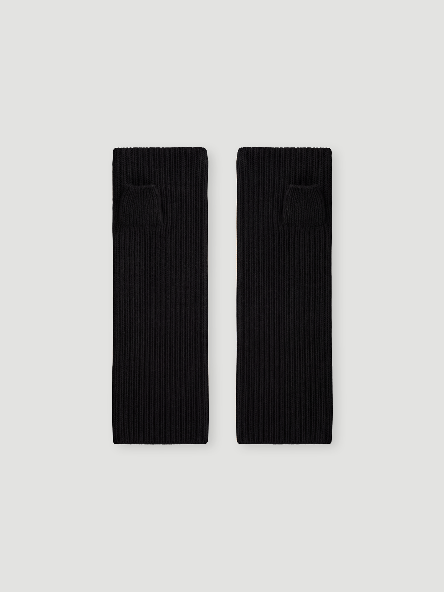 mitaines leopoldine - Cachemire épais - black