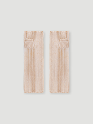 leopoldine mittens - Thick Cashmere - chestnut